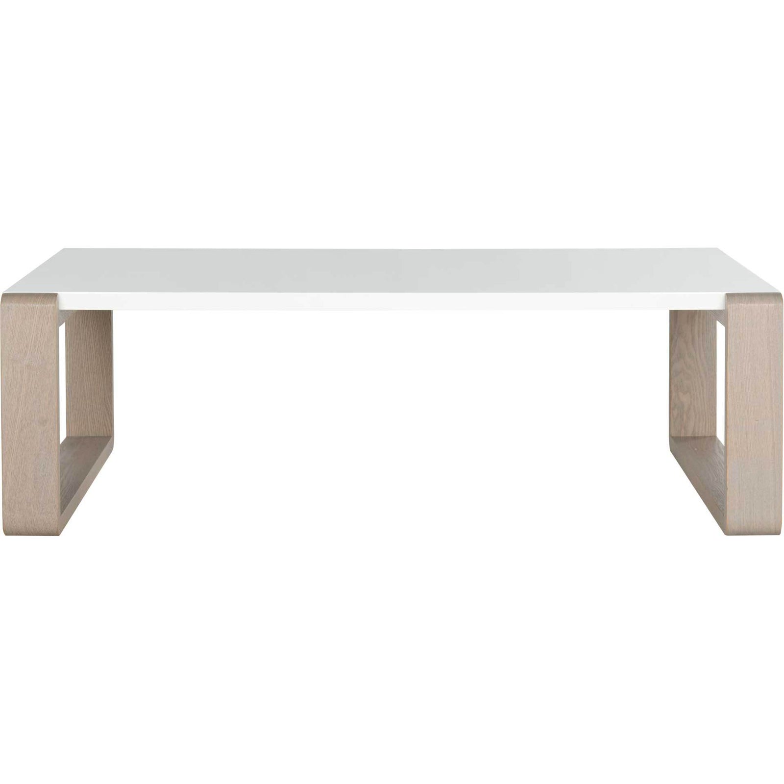Balin Lacquer Coffee Table White/Gray