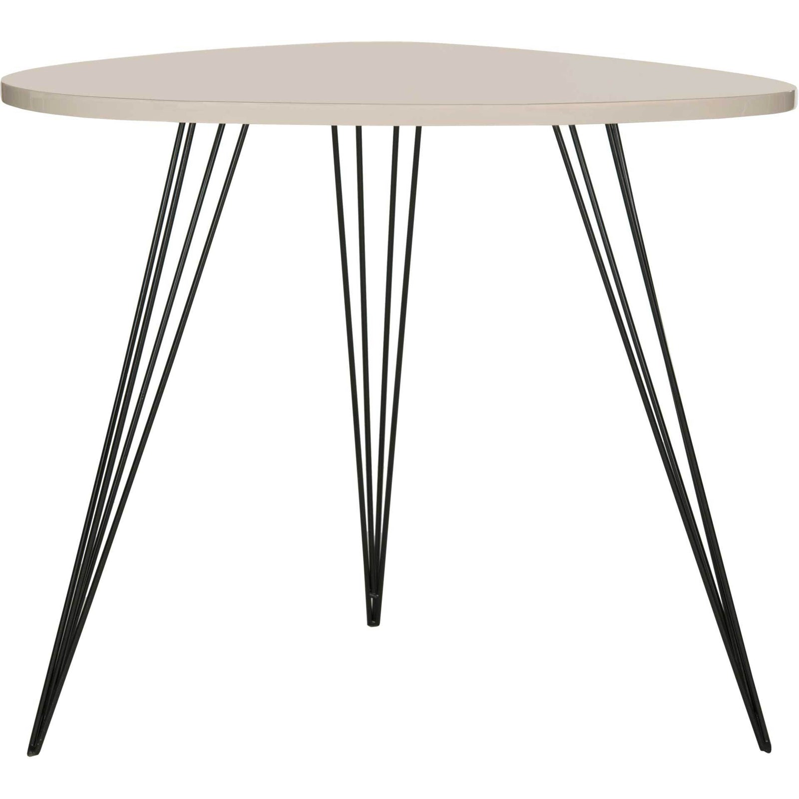 Wyatt Lacquer End Table Taupe