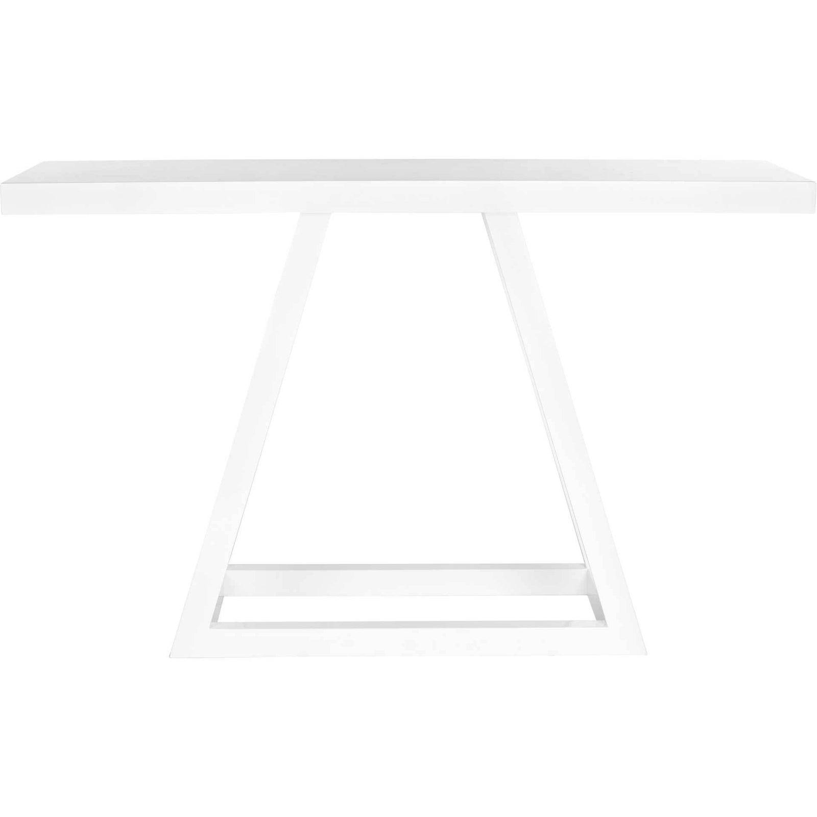 Sunray Lacquer Console White