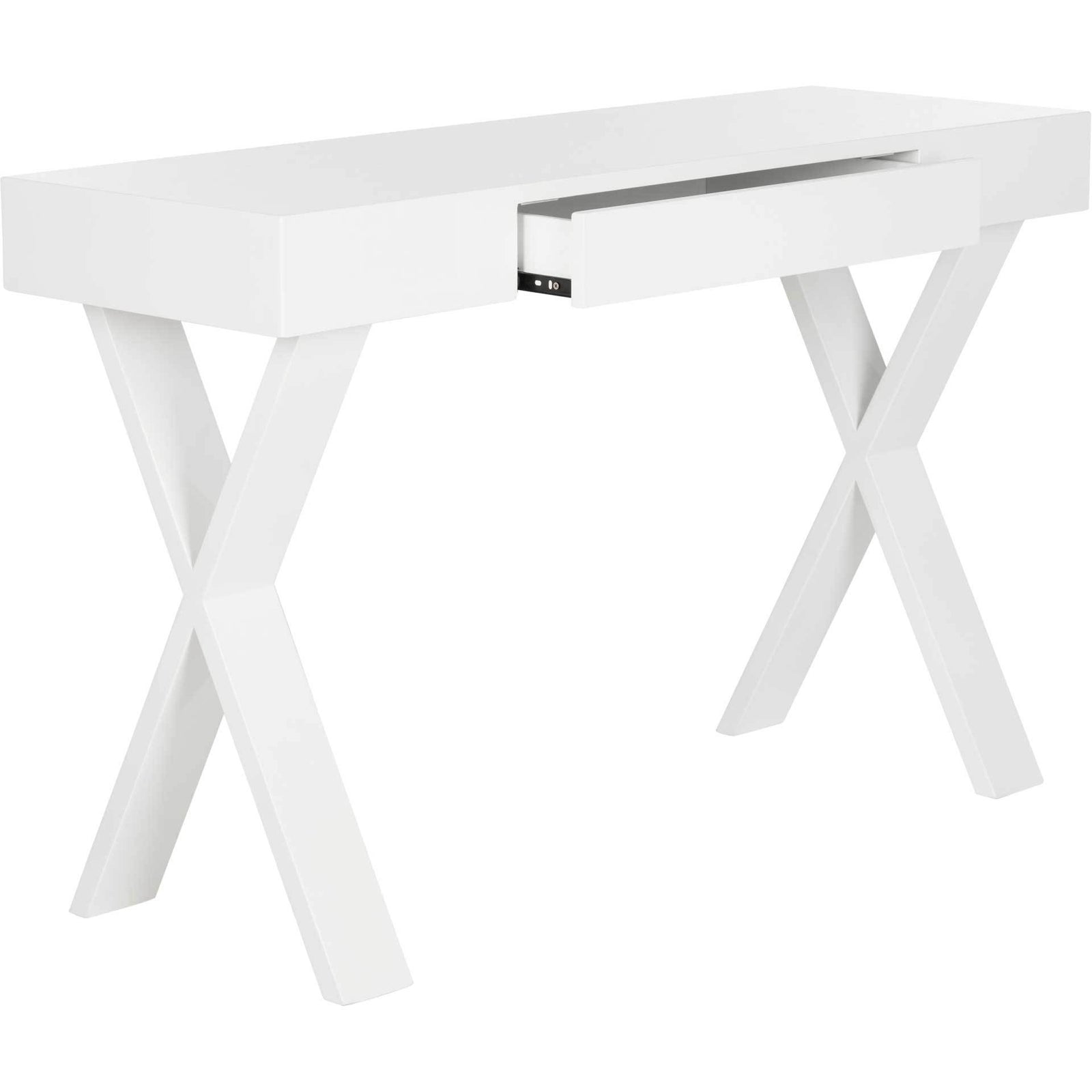 Alena Lacquer One Drawer Vanity Desk