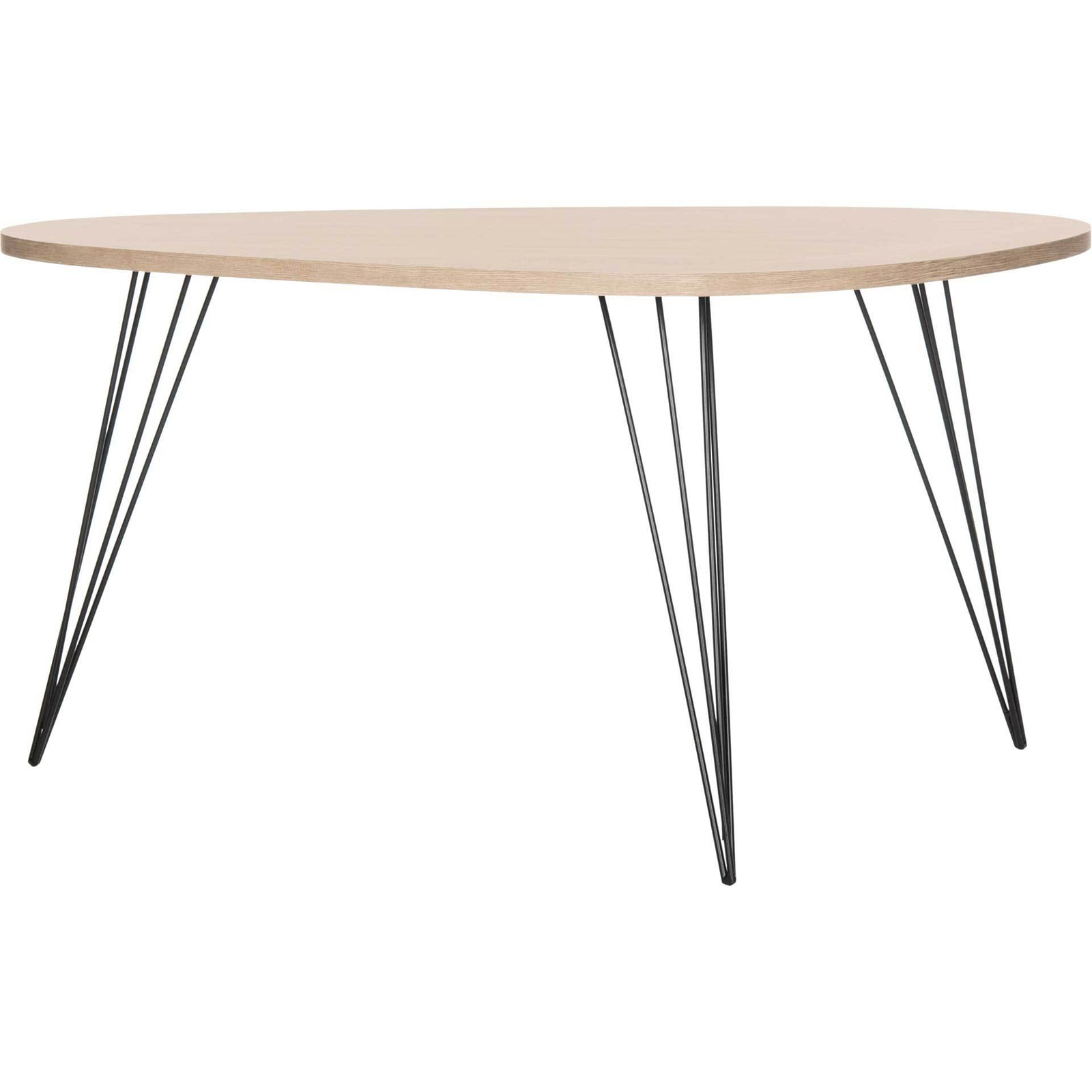 Ross Wood Coffee Table Light Oak/Black