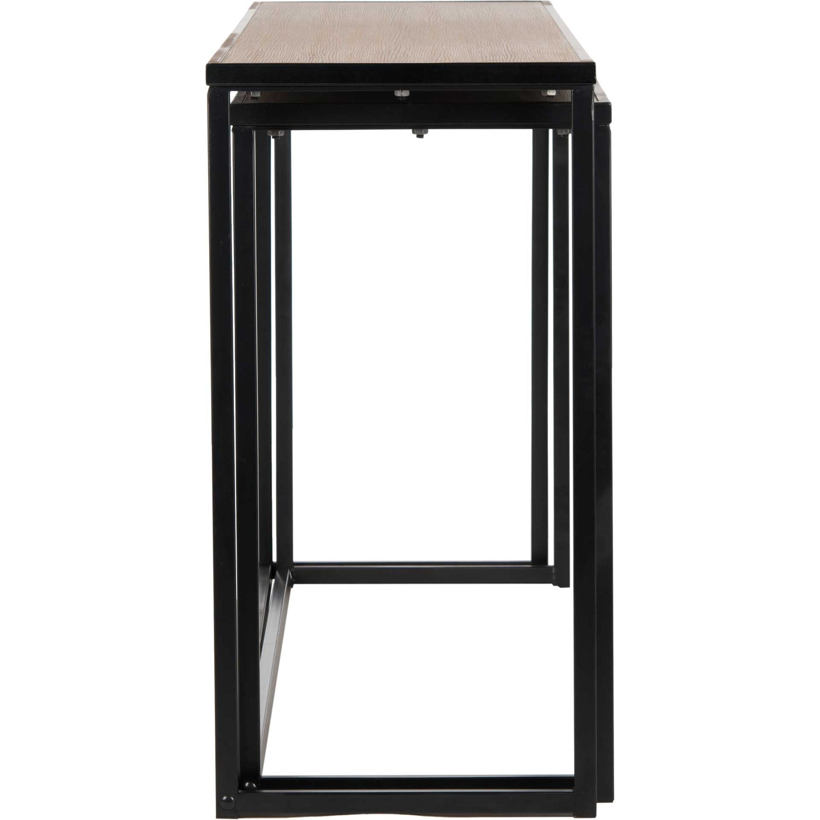 Galien Wood Stacking Console Light Oak/Black