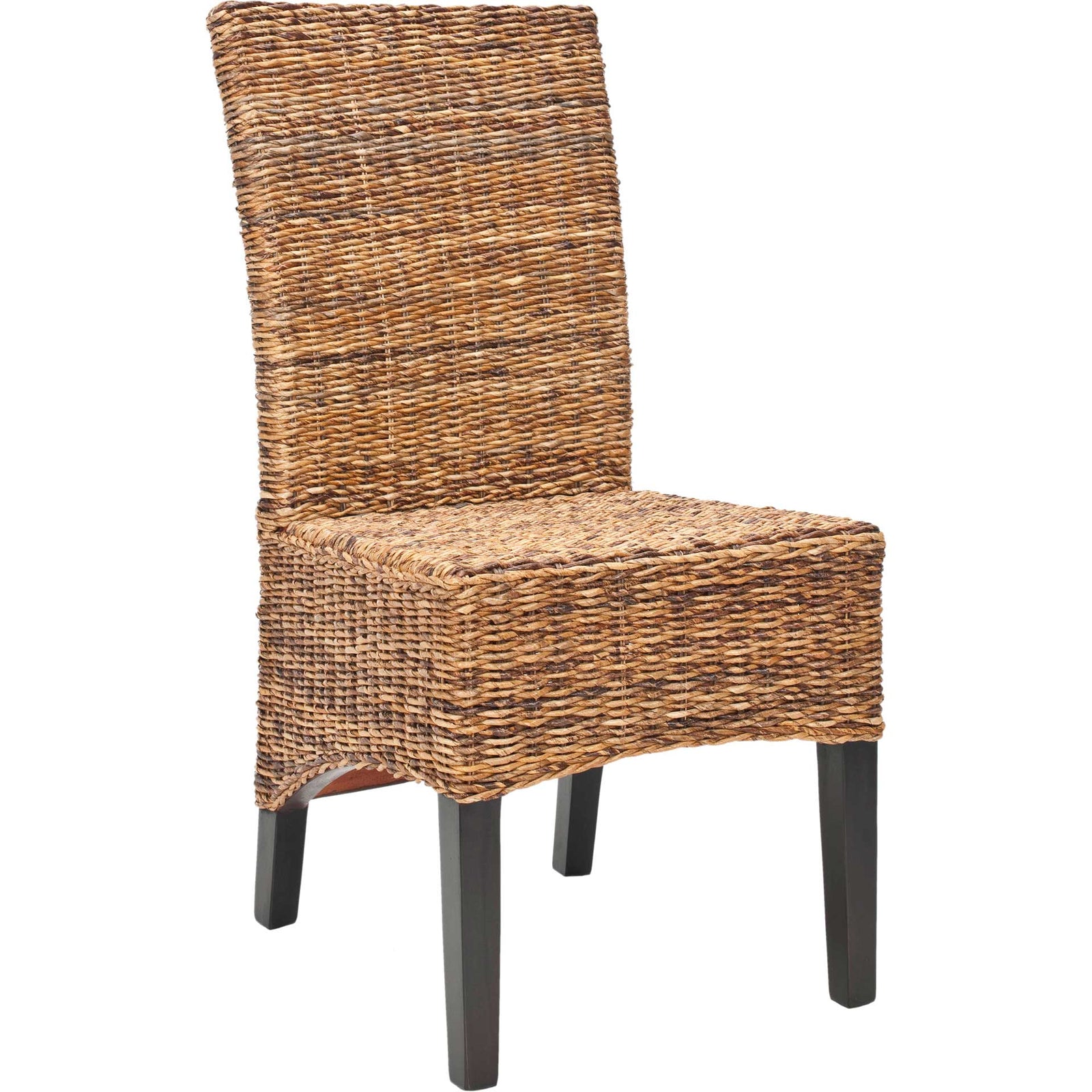Simple Wicker Side Chair Brown/Colonial (Set of 2)