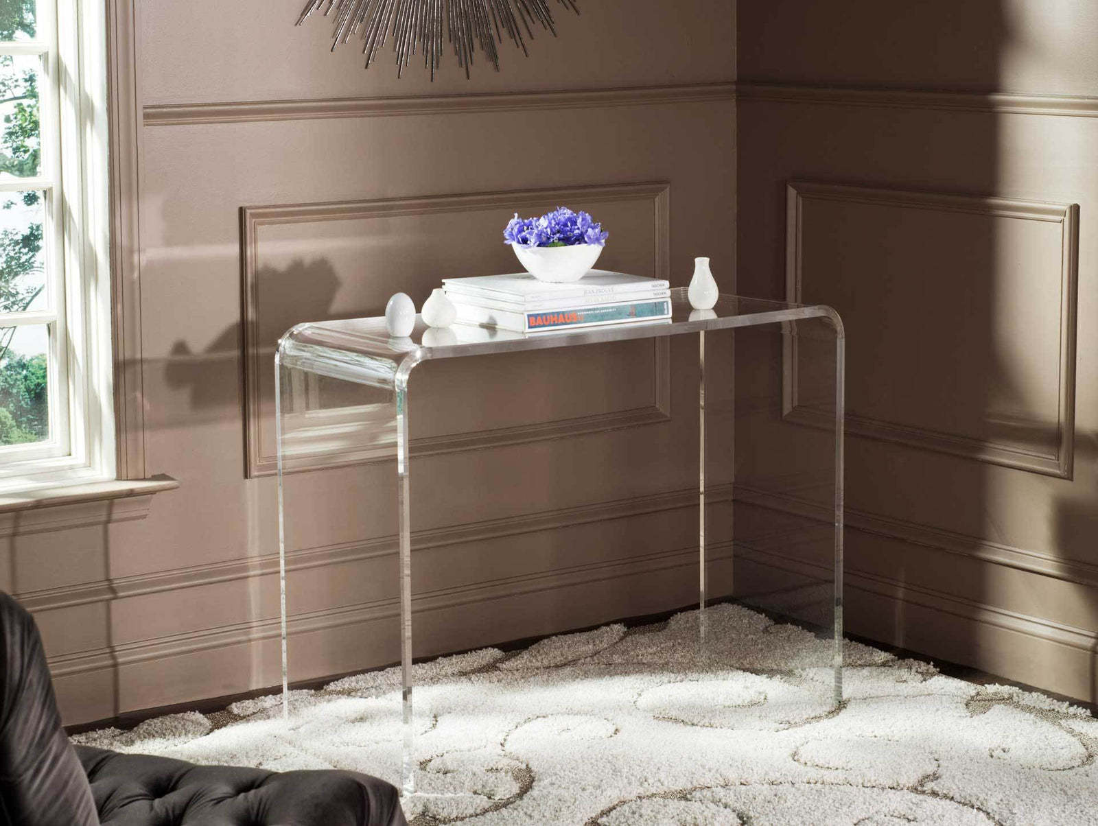 Atticus Acrylic Console Table