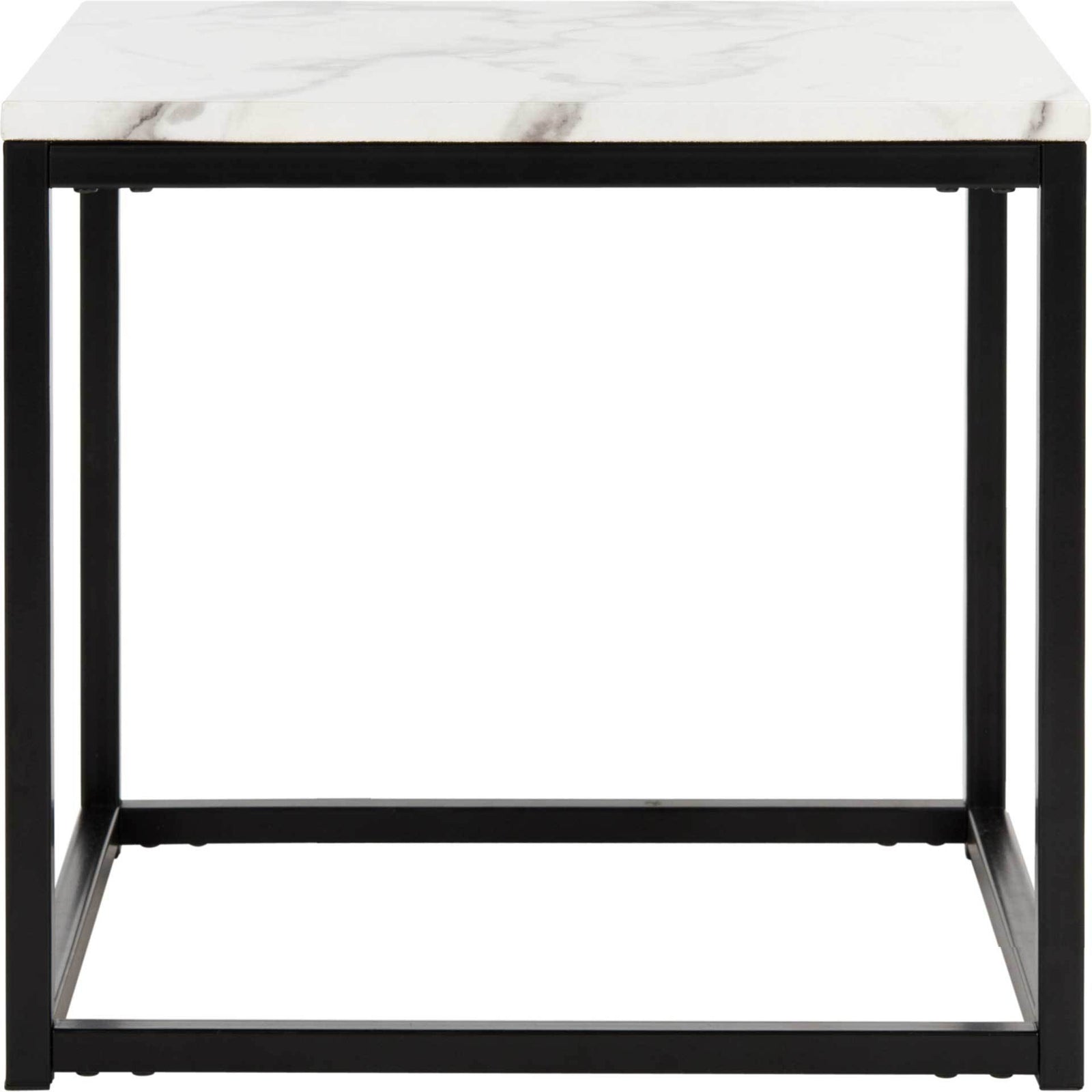 Barbara End Table White/Gray