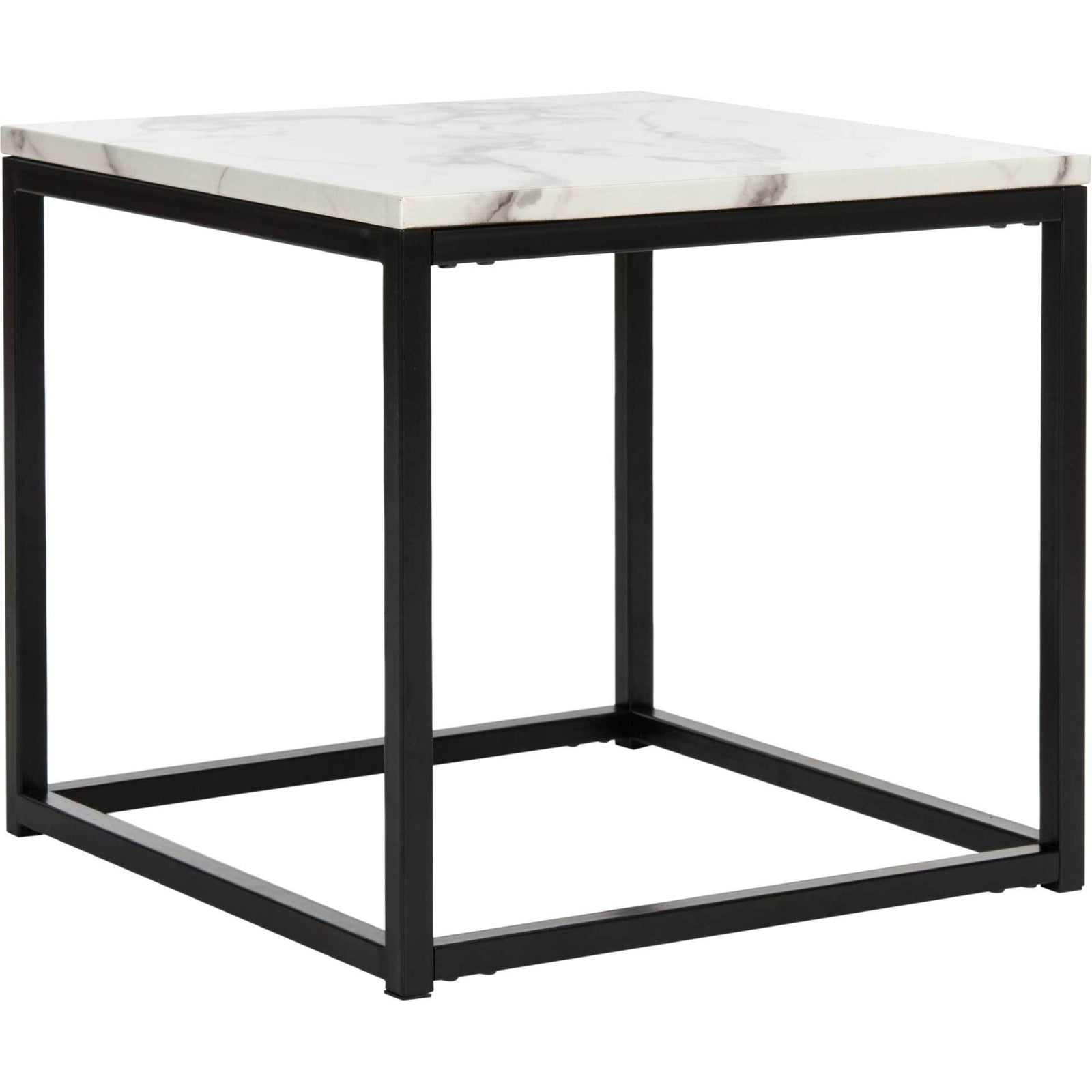 Barbara End Table White/Gray