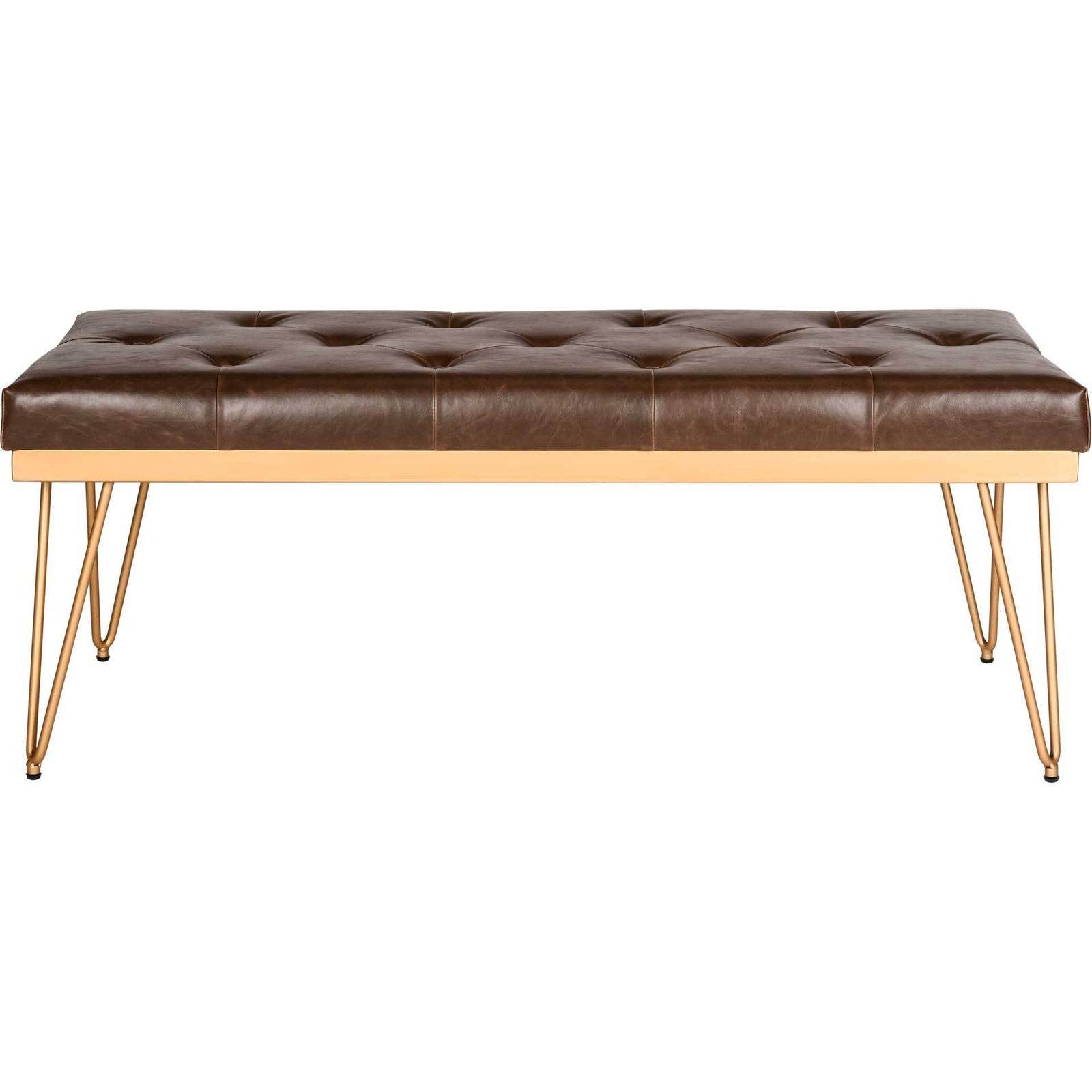 Maxim Bench Brown/Gold