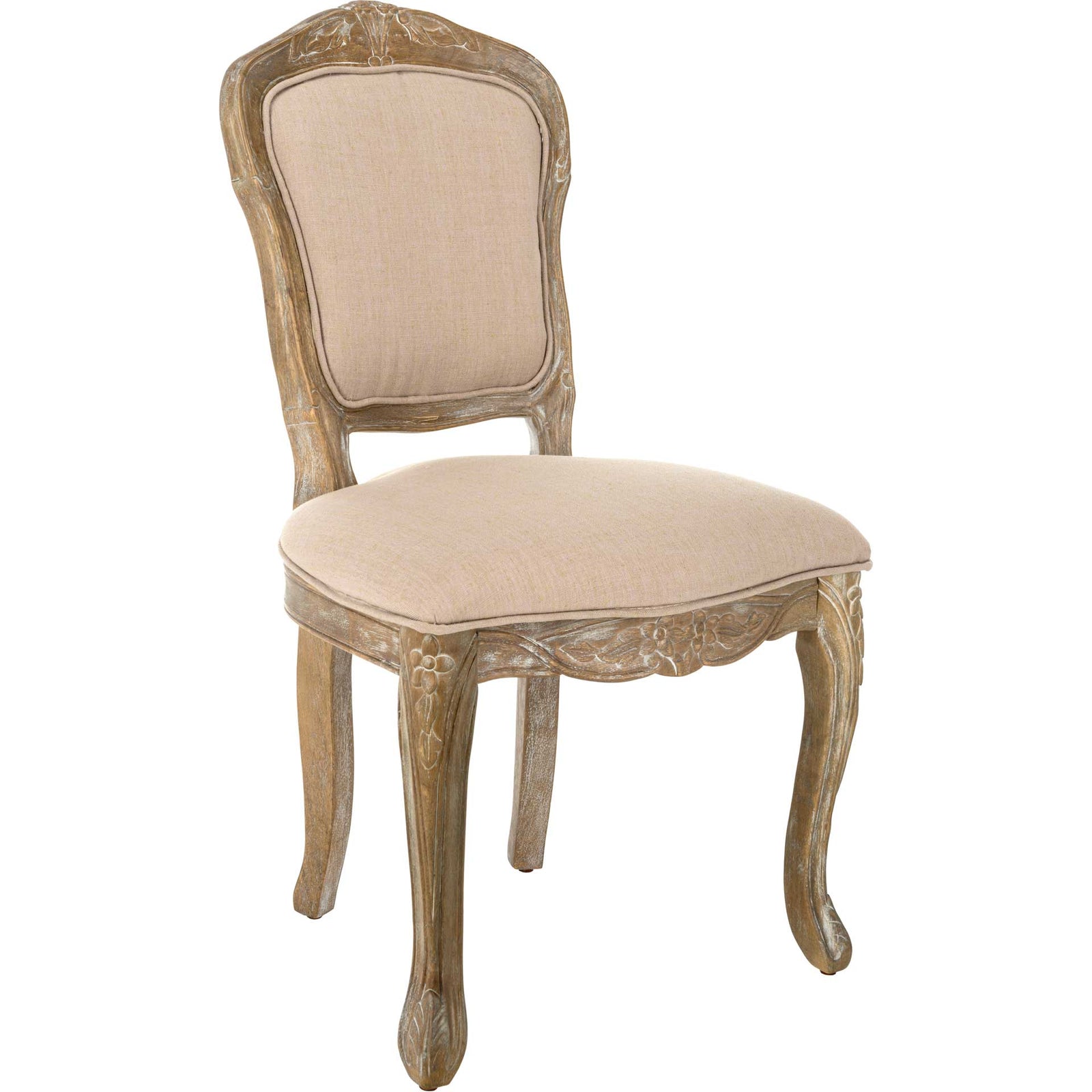 Buchanan Side Chair Light Oak/Antique White (Set of 2)