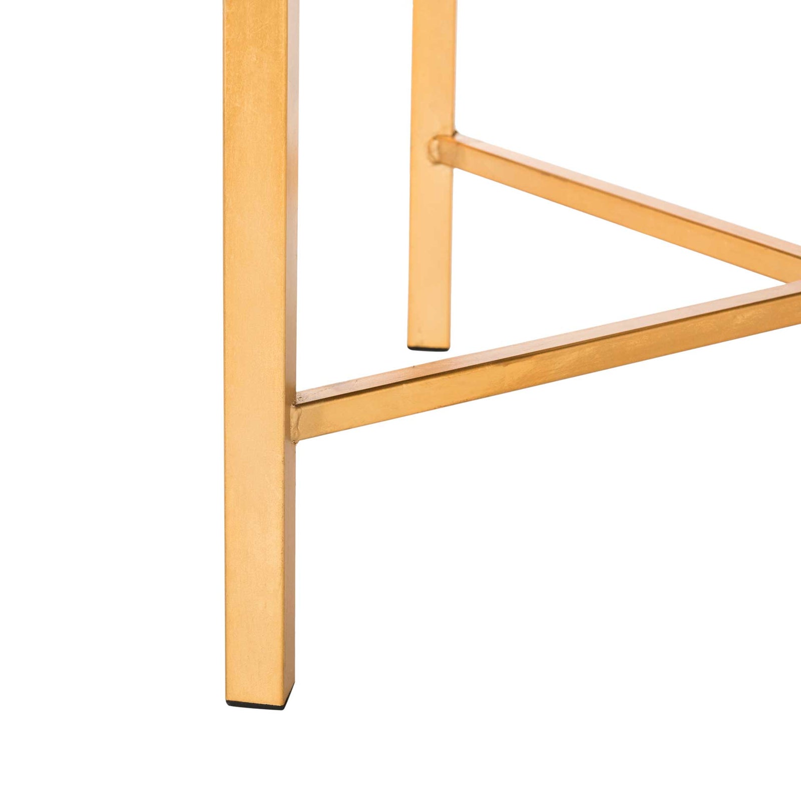 Hollingsworth Faux Sheepskin X Square Bench Gray