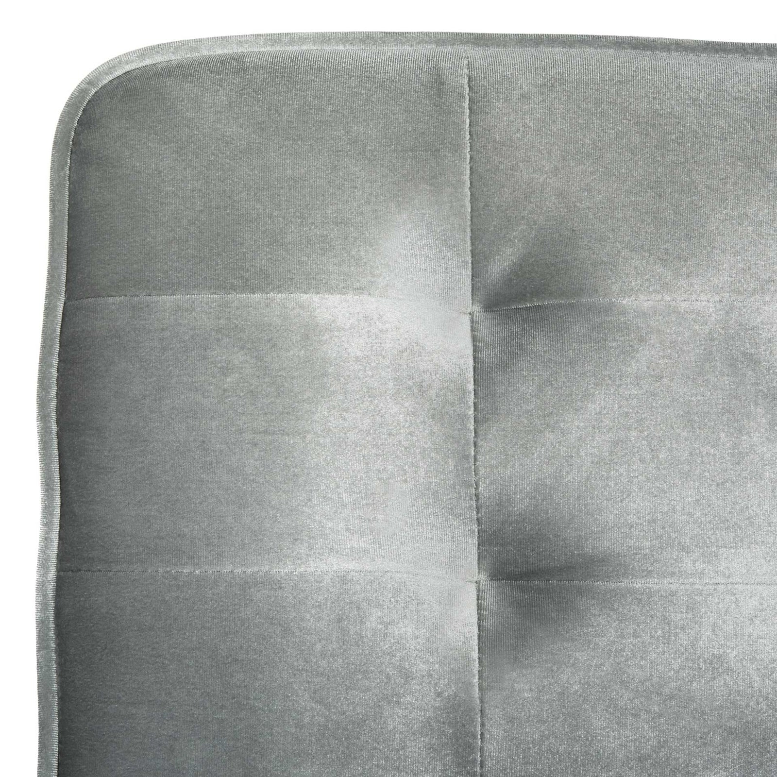 Anticipate Linen Chrome Accent Chair Light Gray
