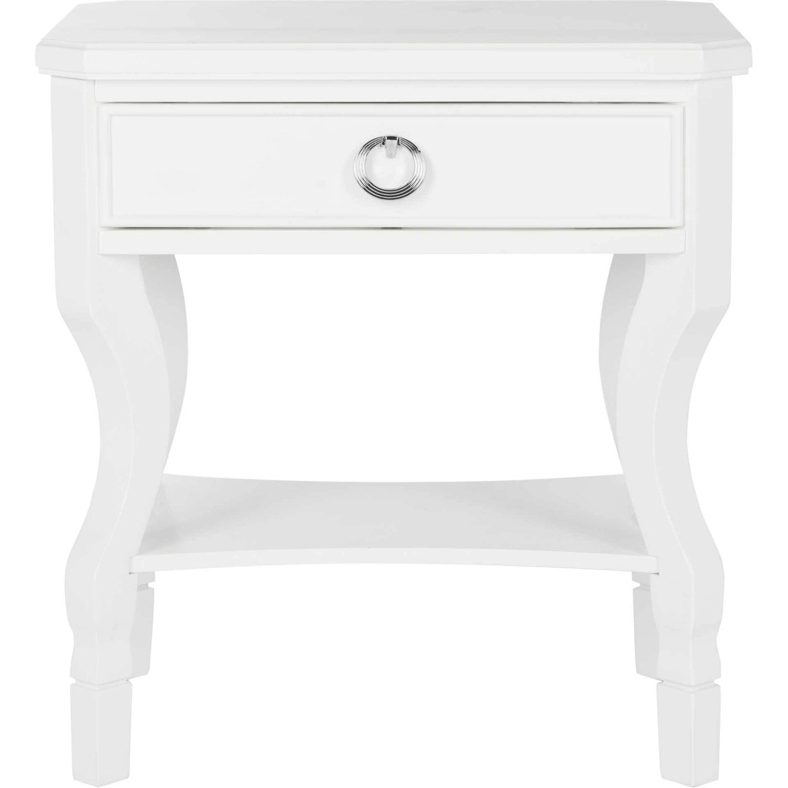 Albert One Drawer Nightstand White