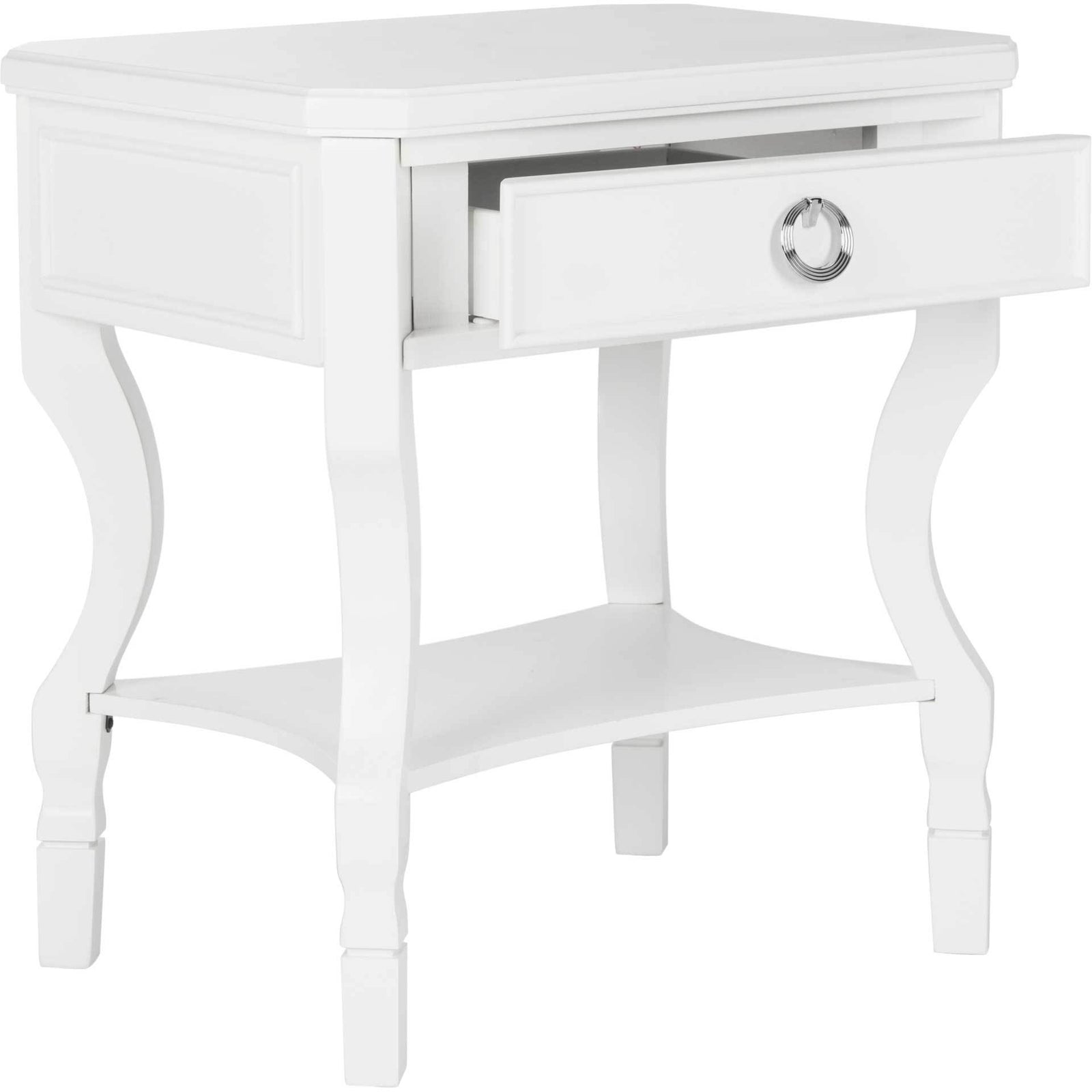 Albert One Drawer Nightstand White