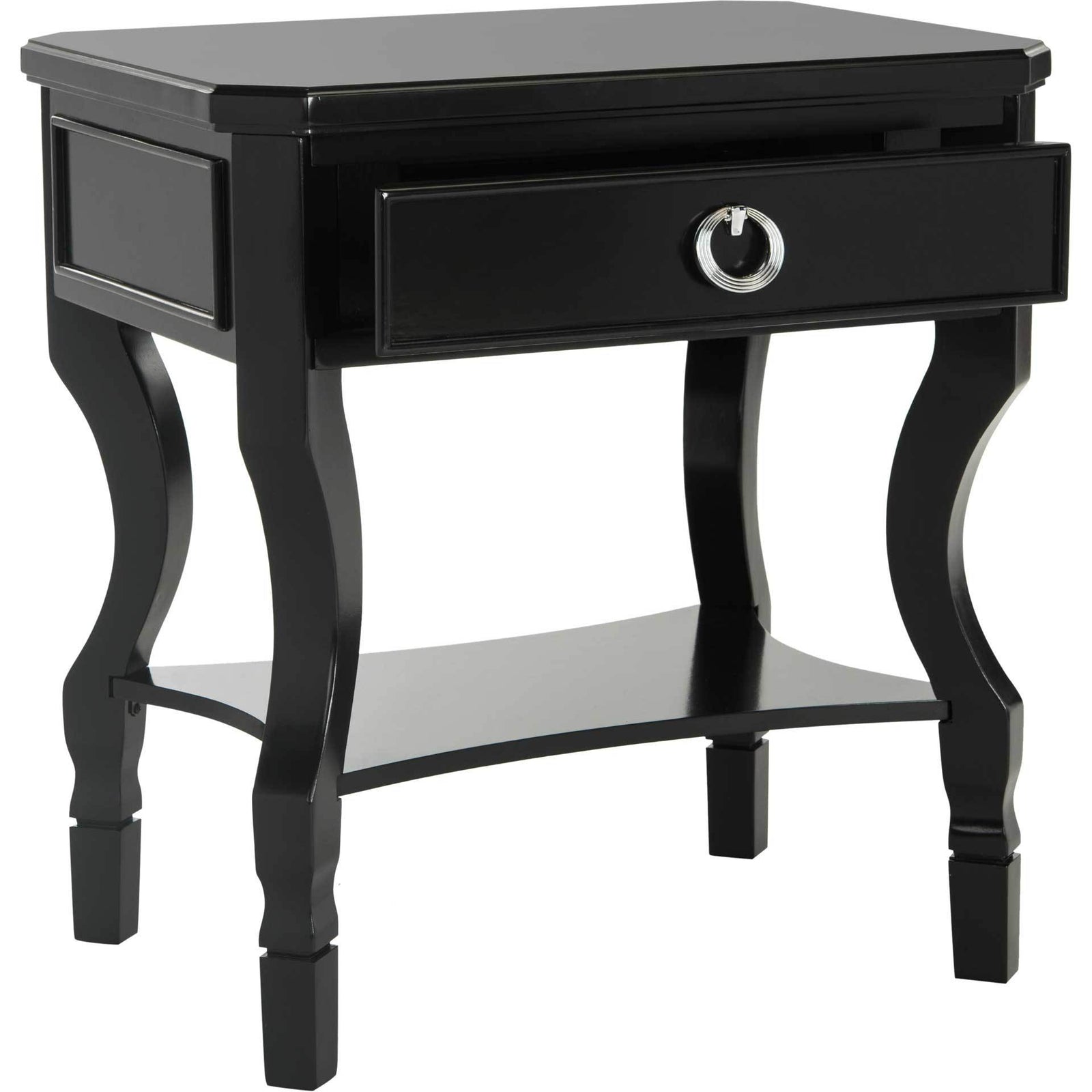 Albert One Drawer Nightstand Black