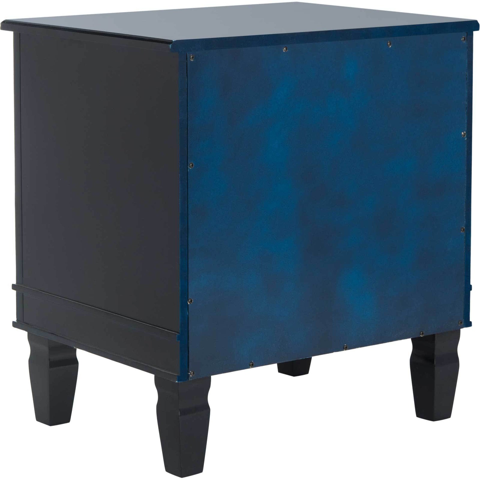 Kinsley Three Drawer Nightstand Navy