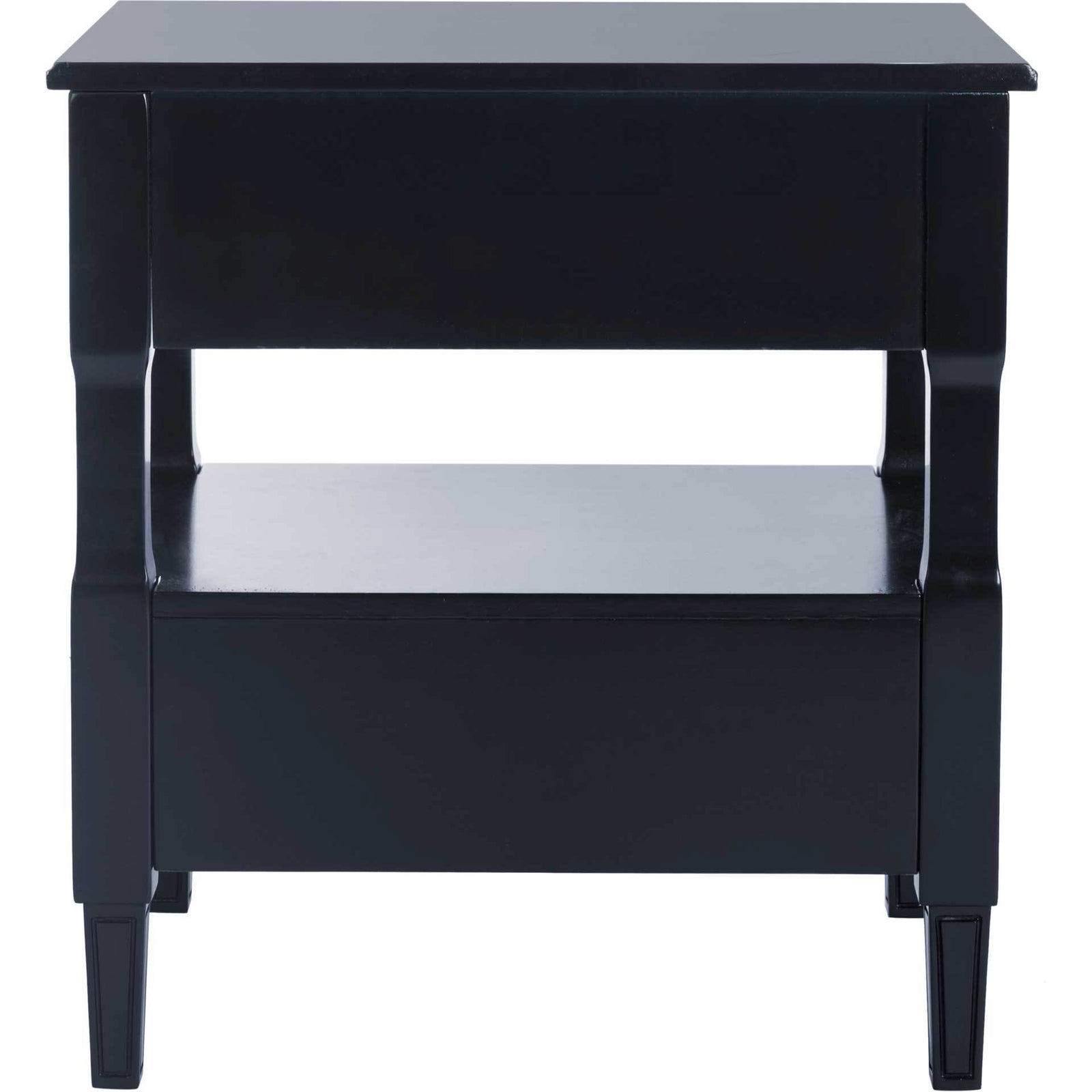 Jenna Two Drawer Nightstand Navy