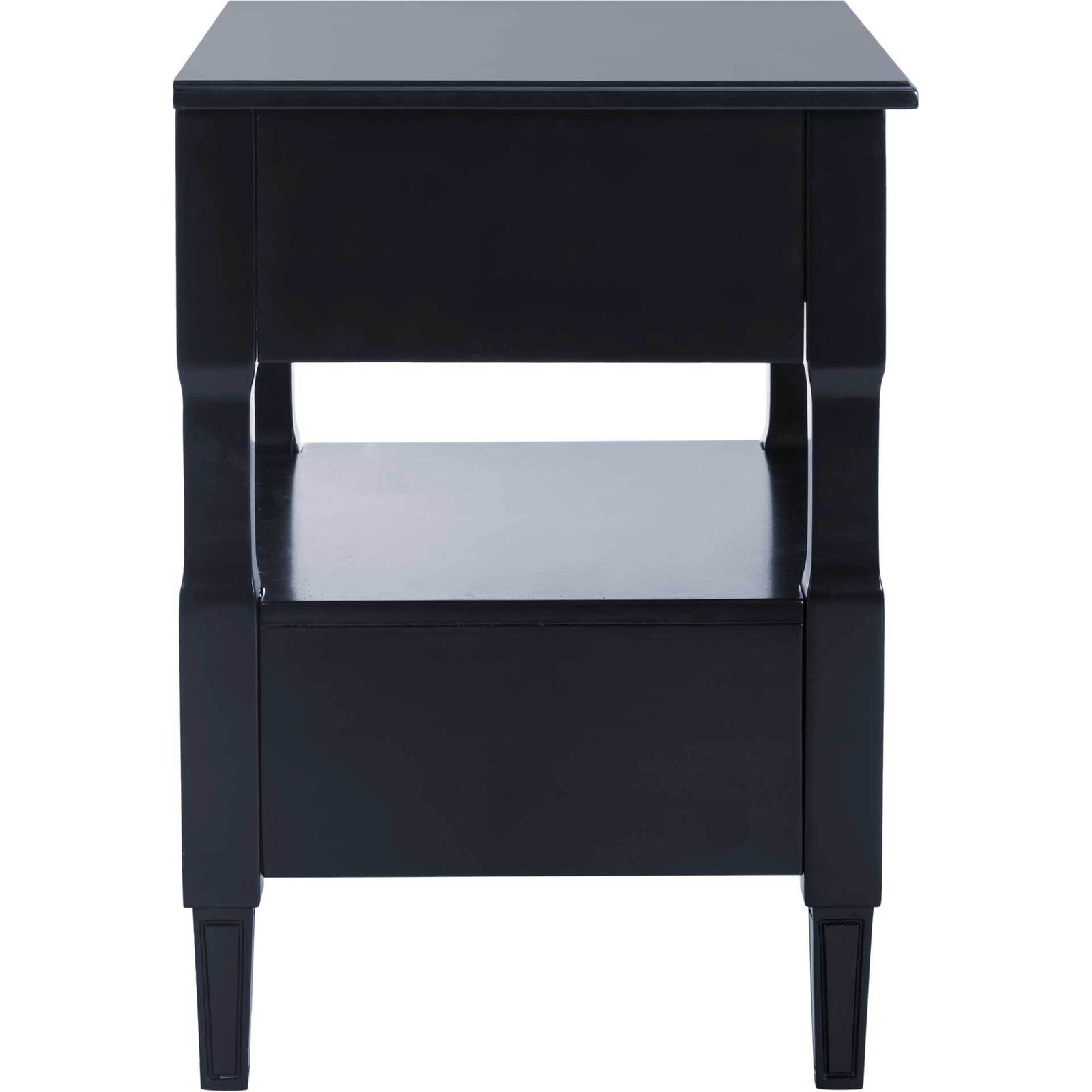 Jenna Two Drawer Nightstand Navy