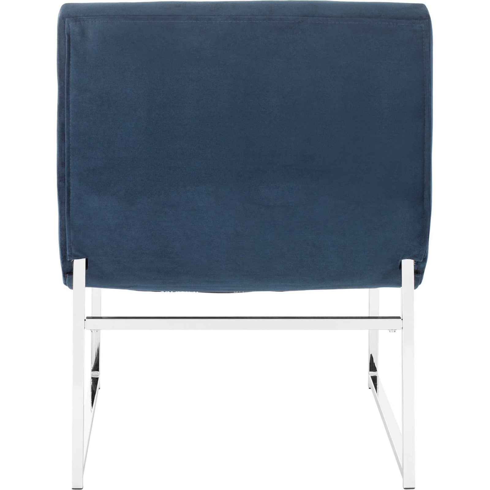 Hana Velvet Tufted Accent Chair Navy