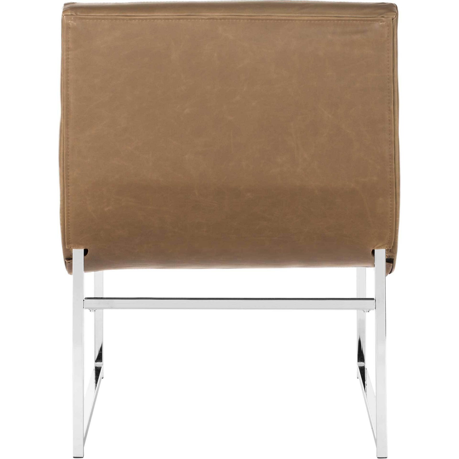 Hana Leather Tufted Accent Chair Antique Taupe