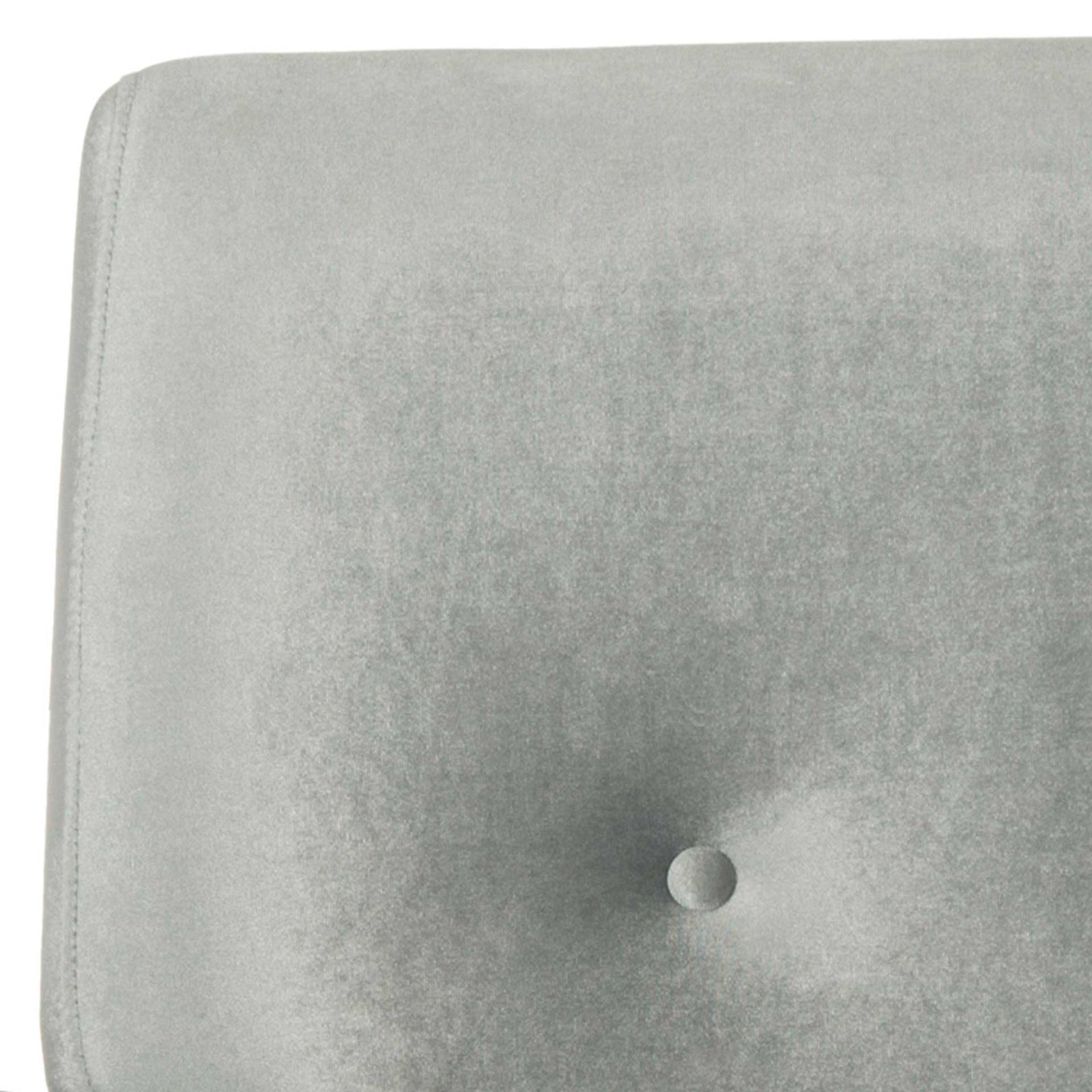 Milton Velvet Accent Chair Light Gray