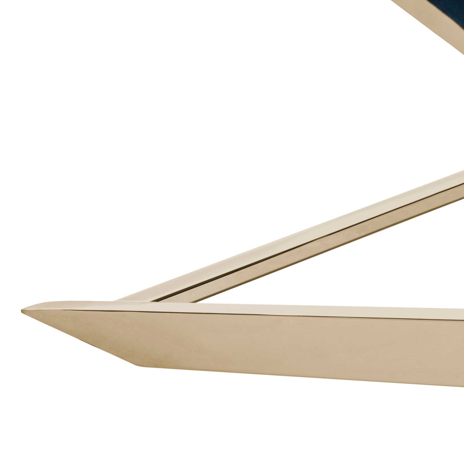 Morph Chaise With Headrest Pillow Navy/Gold