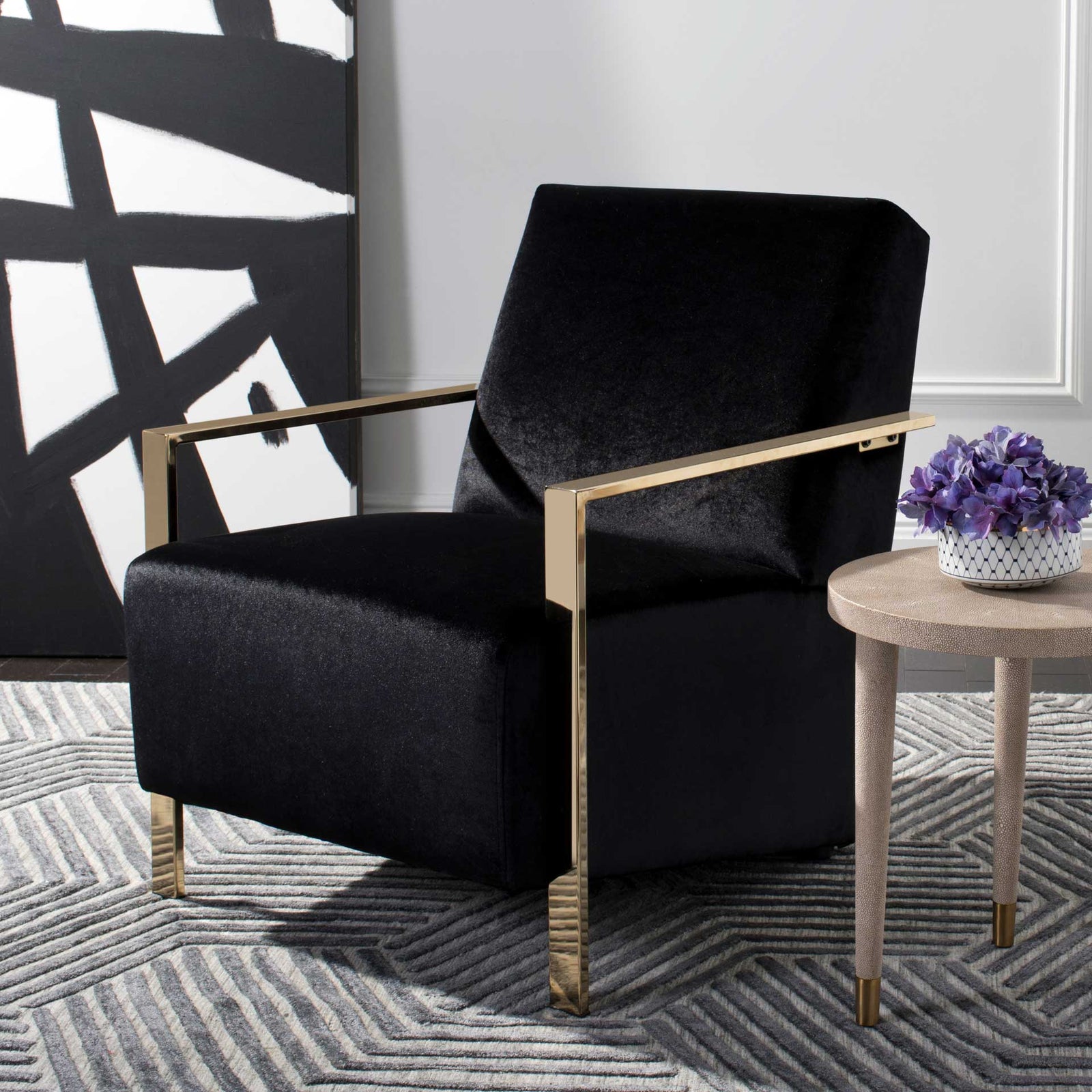 Orwen Accent Chair Black