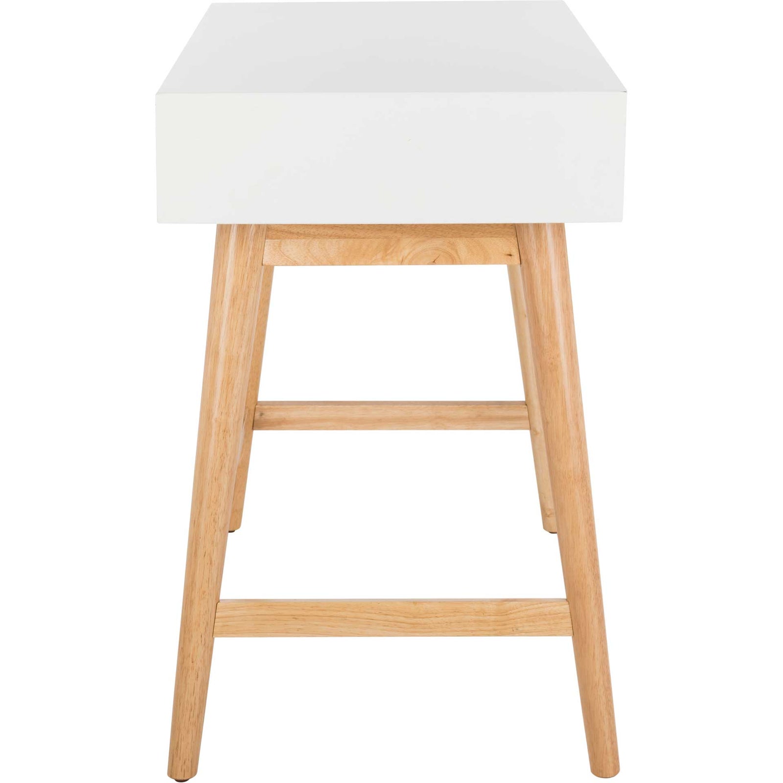 Isaiah Modern Desk White/Natural