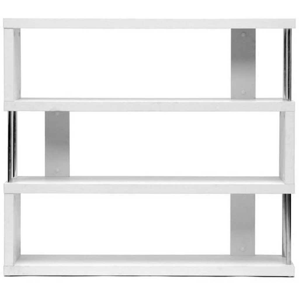 Zhao Bookcase White 3 Tier
