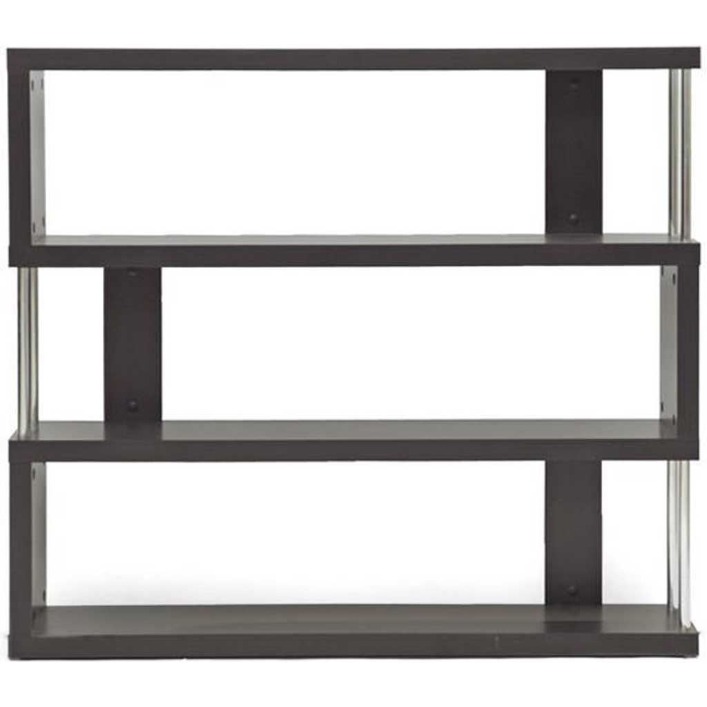 Zhao Bookcase Wenge 3 Tier