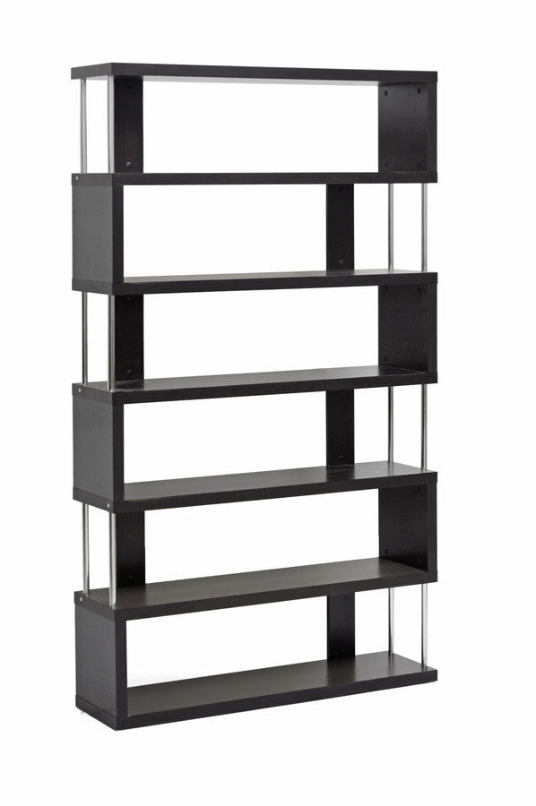 Zhao Bookcase Wenge 6 Tier