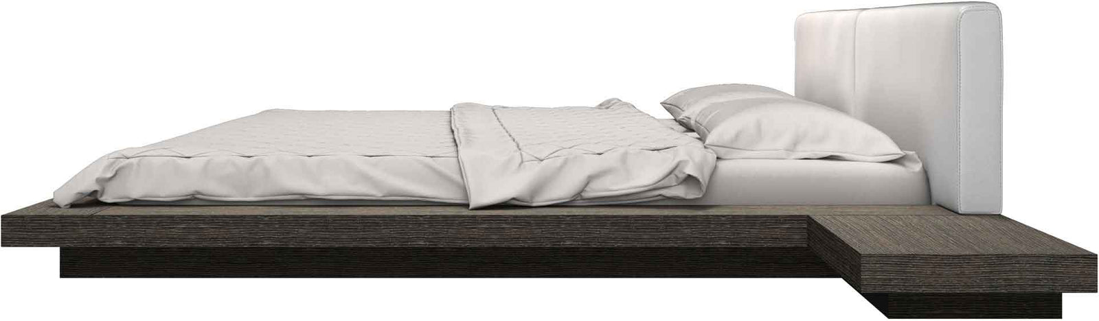 Worth Bed White/Gray Oak