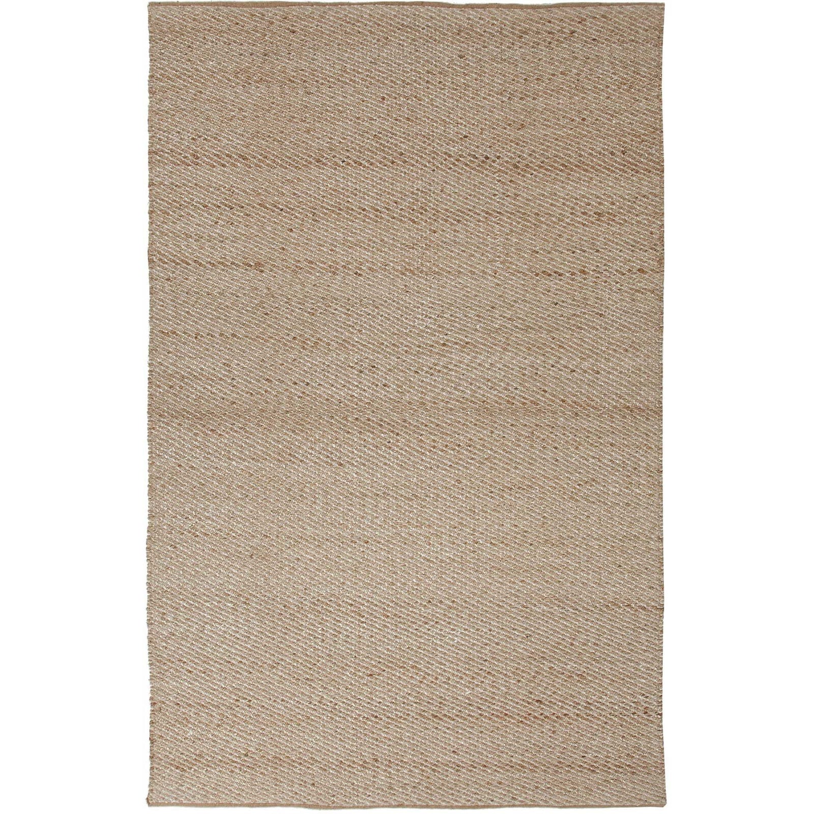 Himalaya Diagonal Weave Cream Area Rug