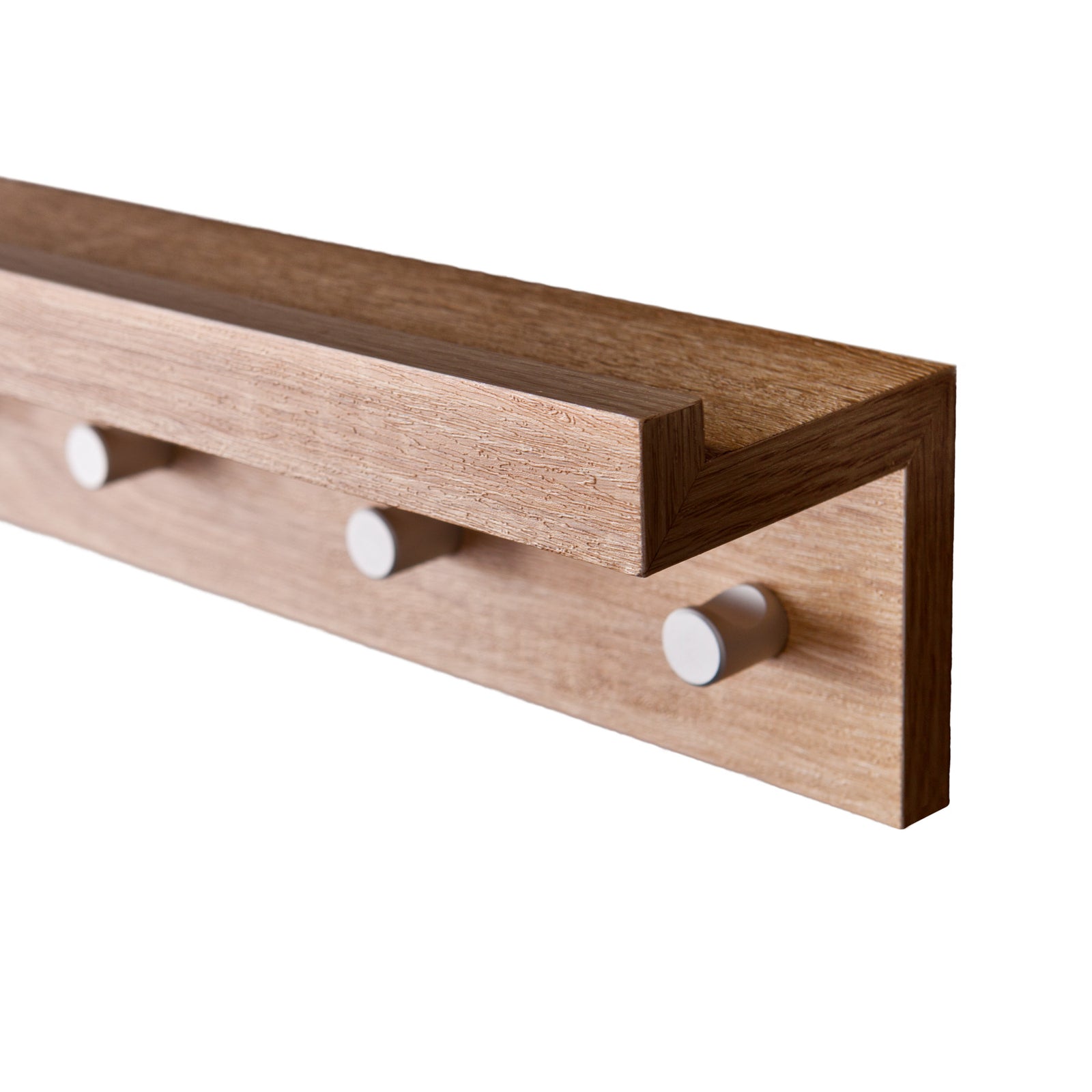 Ace Hanger Wall Shelf Light Oak