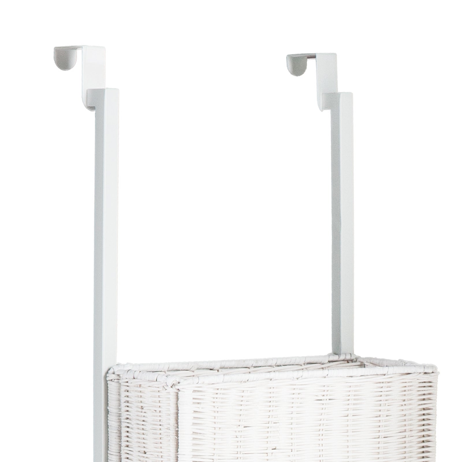 Over-The-Door 3-Tier Basket Storage White