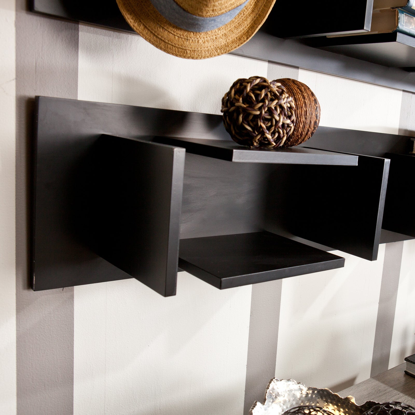 Hangz Shelf Black (Set of 2)