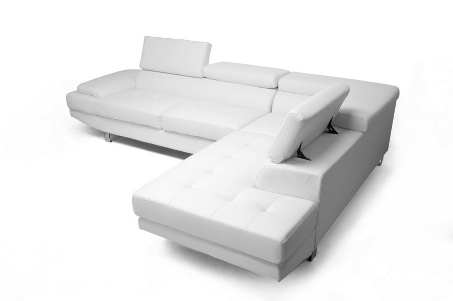 Padua Sectional Sofa White