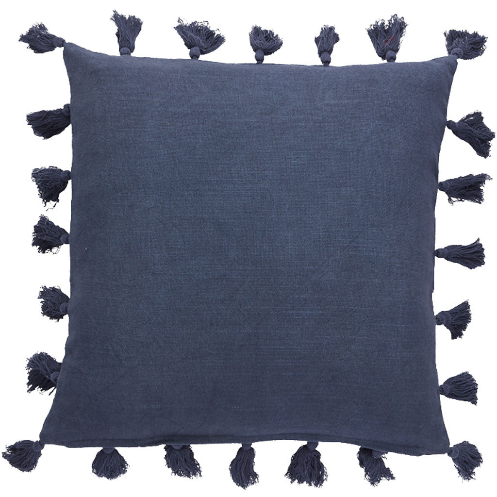 Charmed Jen14 Seed Pearl/Dark Denim Pillow