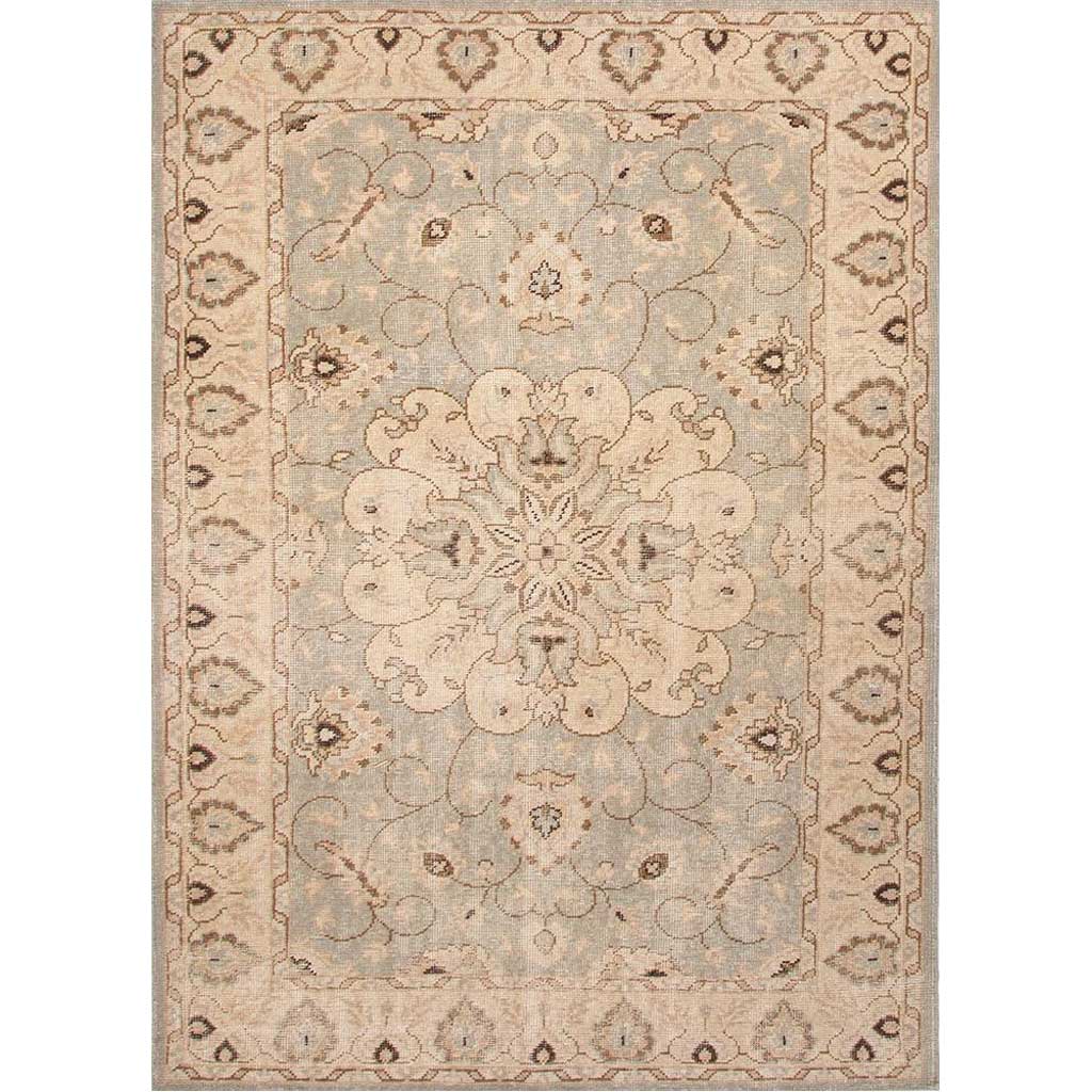 Inspired Antique Sky Gray/Silver Green Area Rug
