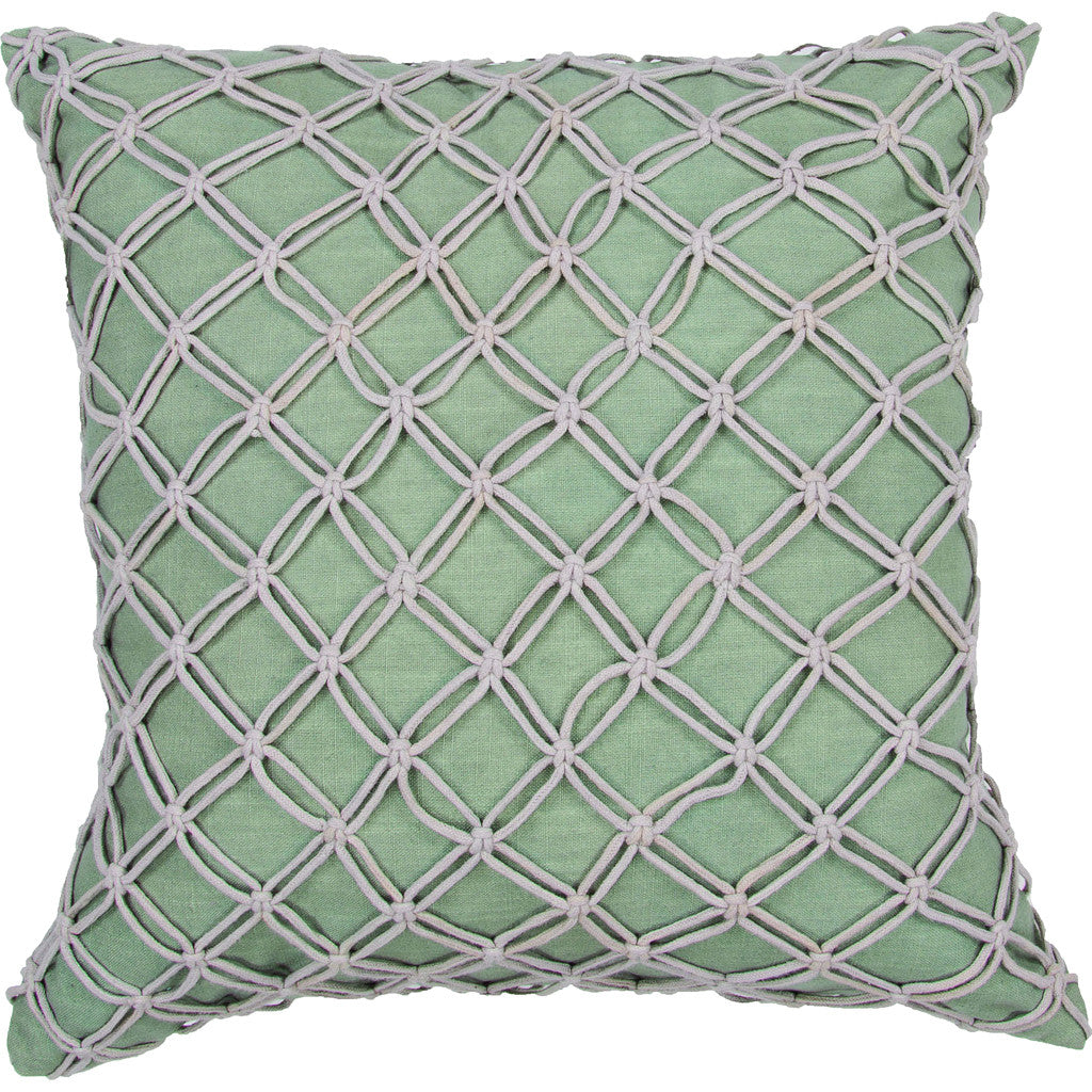 Timeless Jen08 Lily Pad/Creme Brulee Pillow