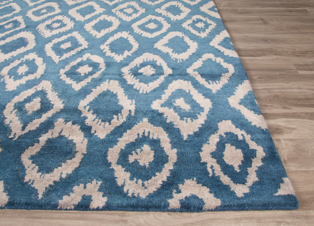 Timeless Rotary Blue/Gray Area Rug