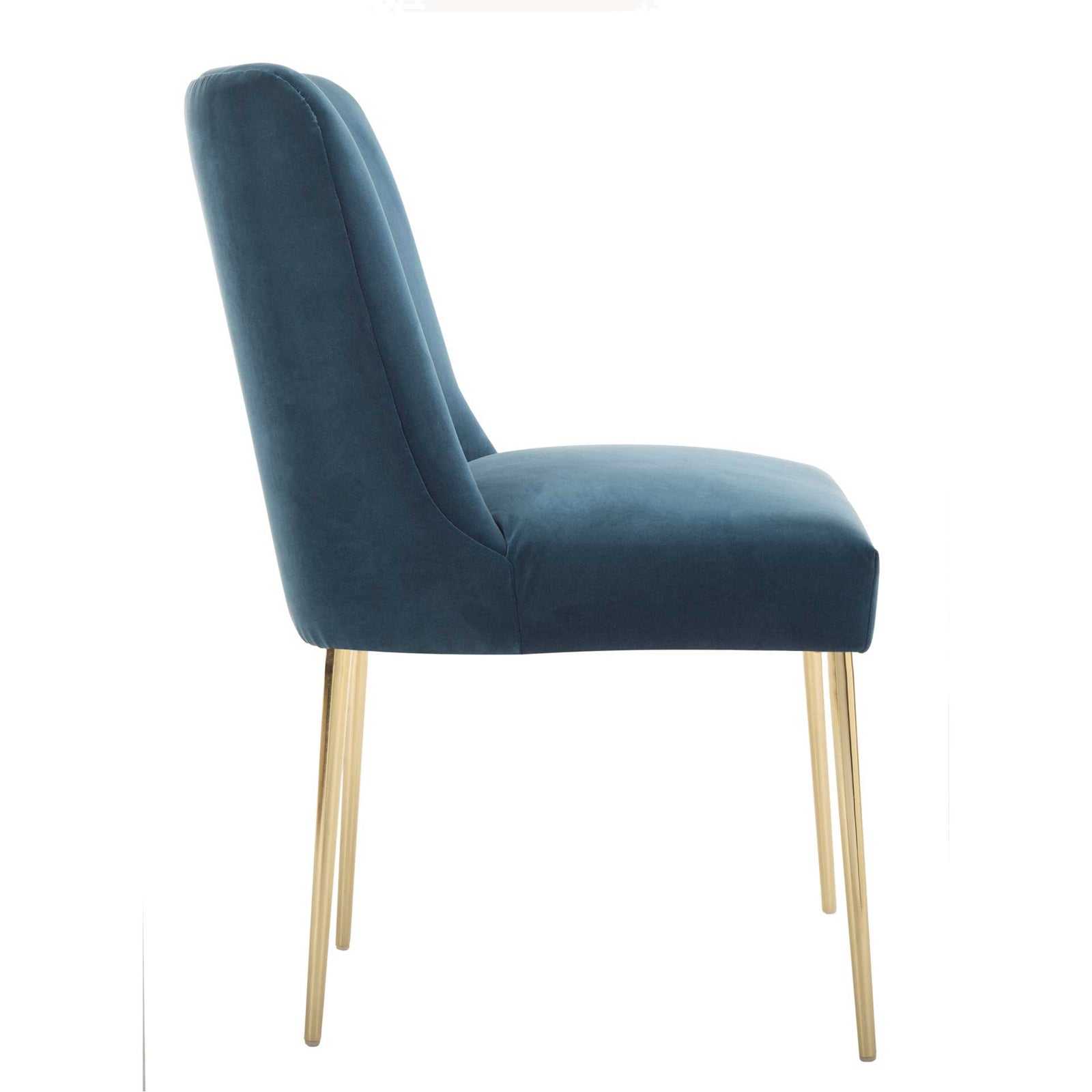 Nova Velvet Dining Chair Aegean Blue