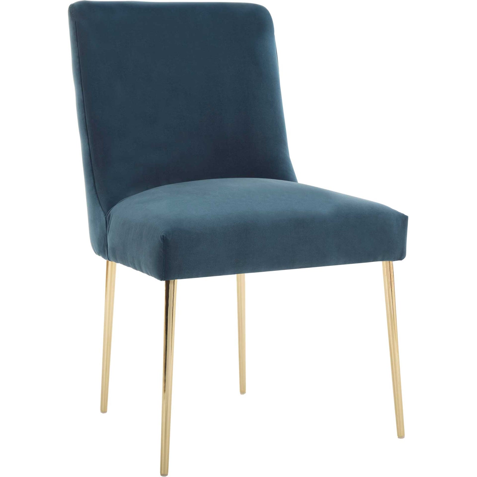 Nova Velvet Dining Chair Aegean Blue