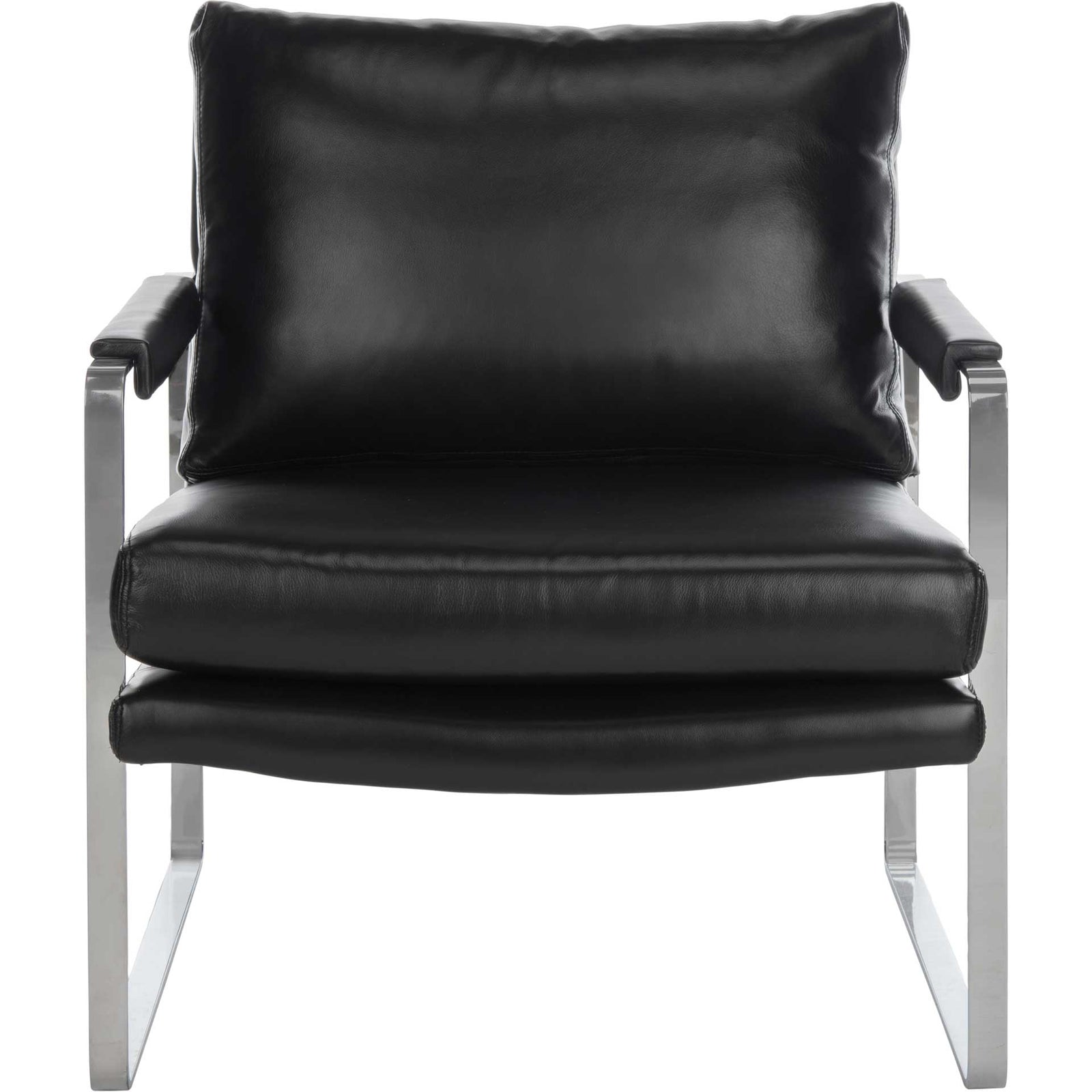 Estrella Metal Accent Chair Black/Silver