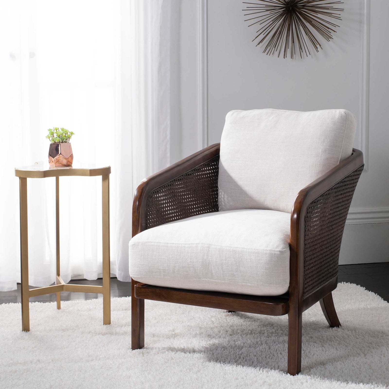 Caroline Barrel Back Chair Oatmeal