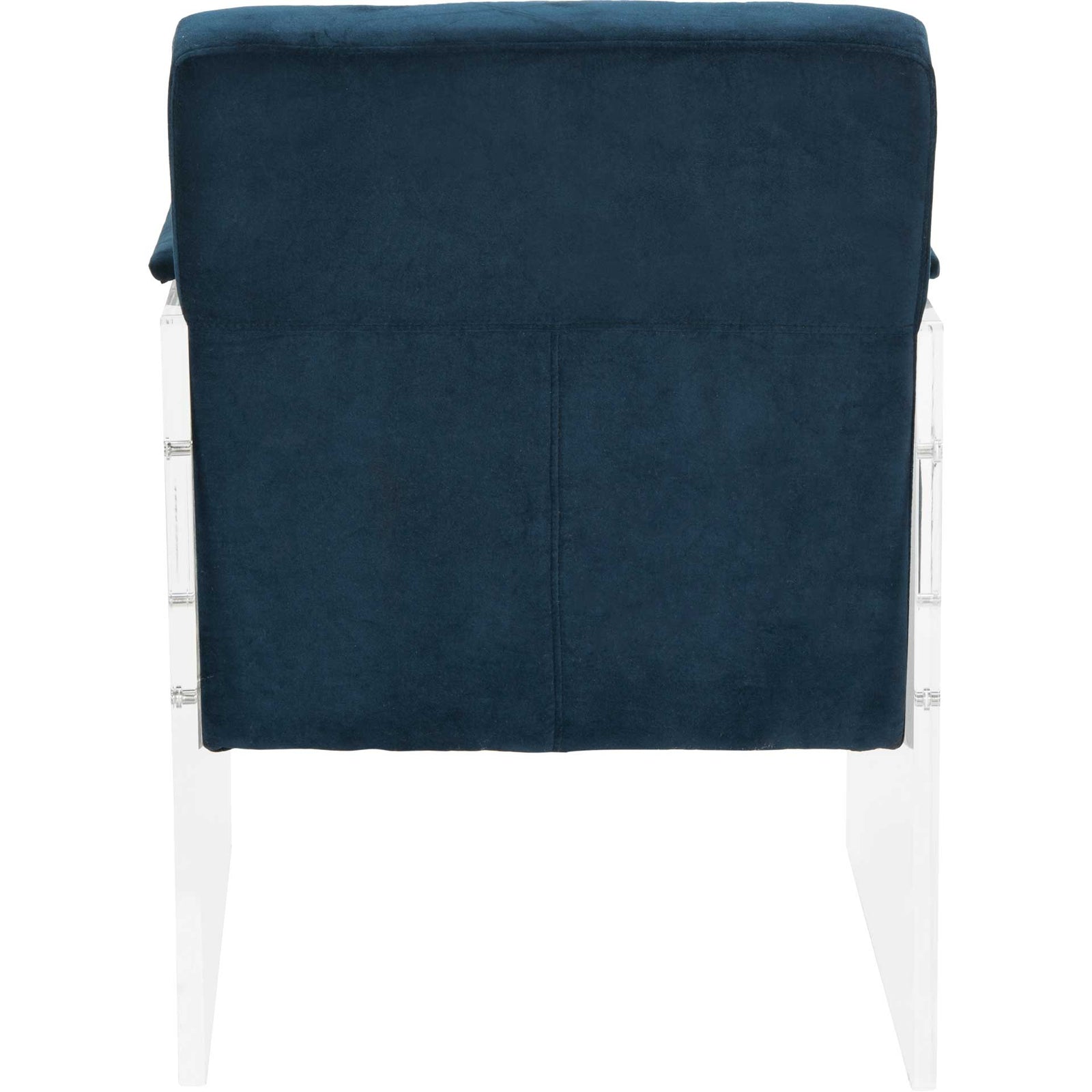 Maggie Acrylic Arm Chair Navy Blue