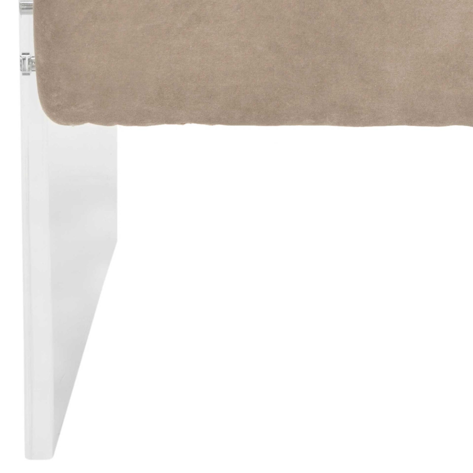 Maggie Acrylic Arm Chair Taupe