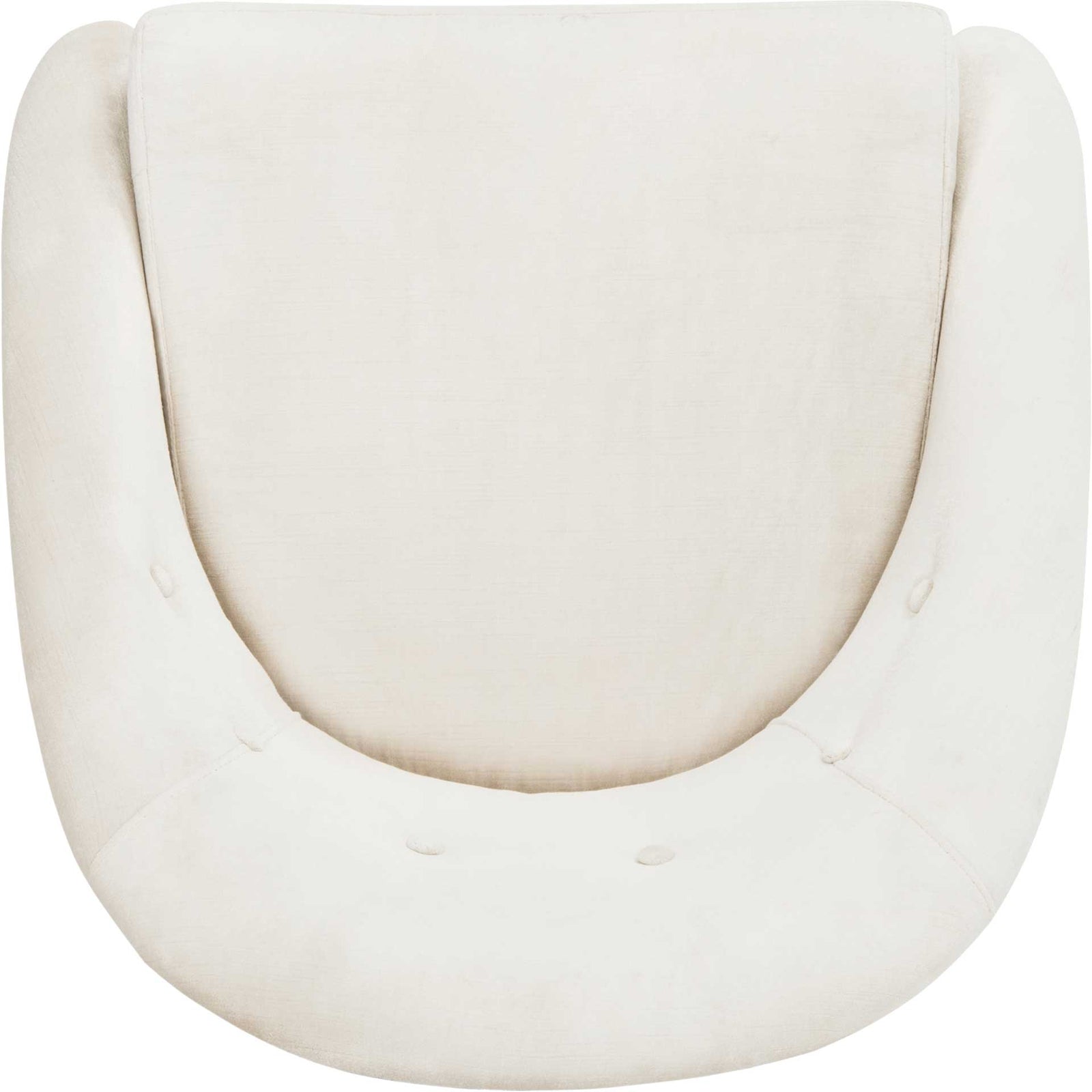 Holland Velvet Club Chair Gold/Bella White