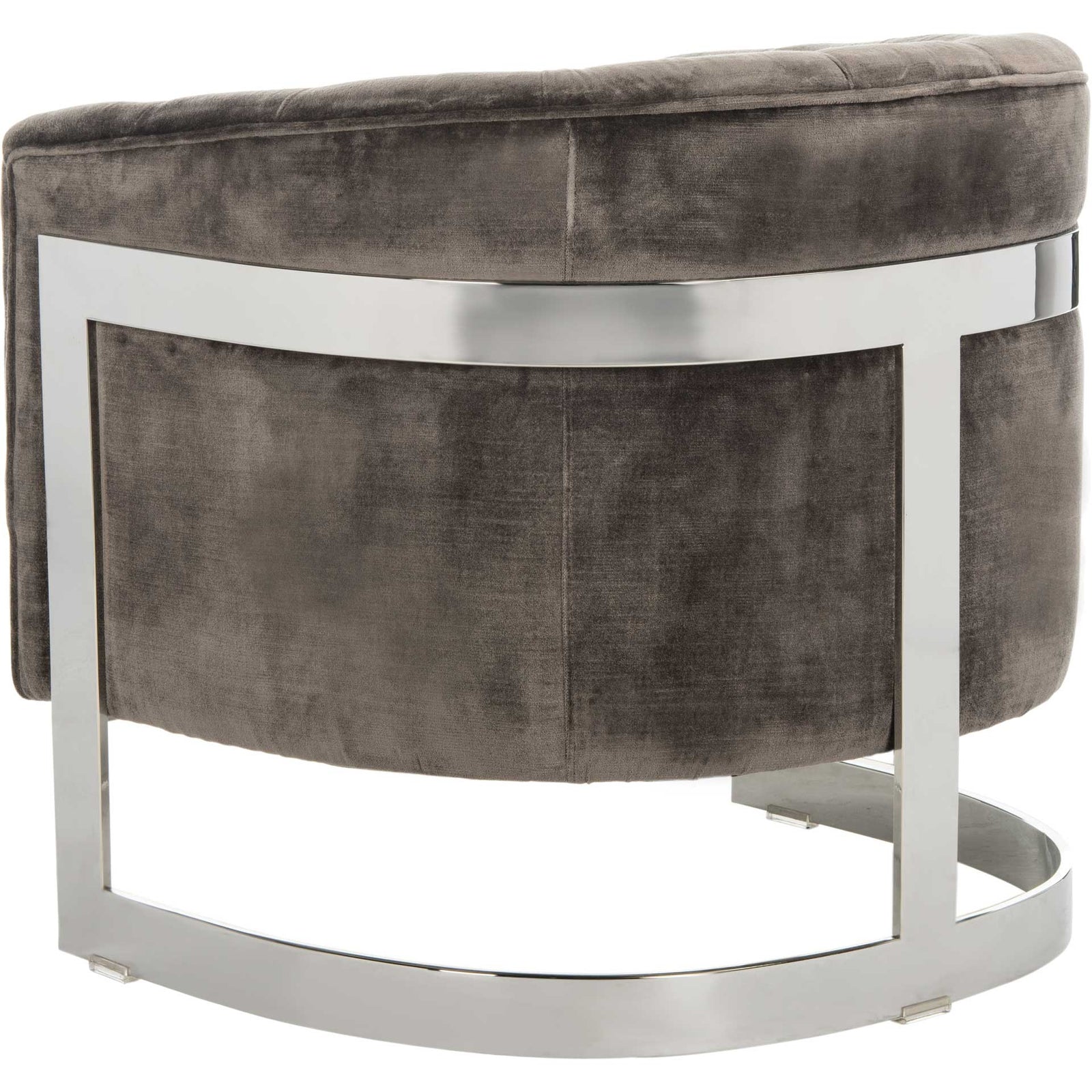 Zelah Velvet Chair Bella Shale Gray