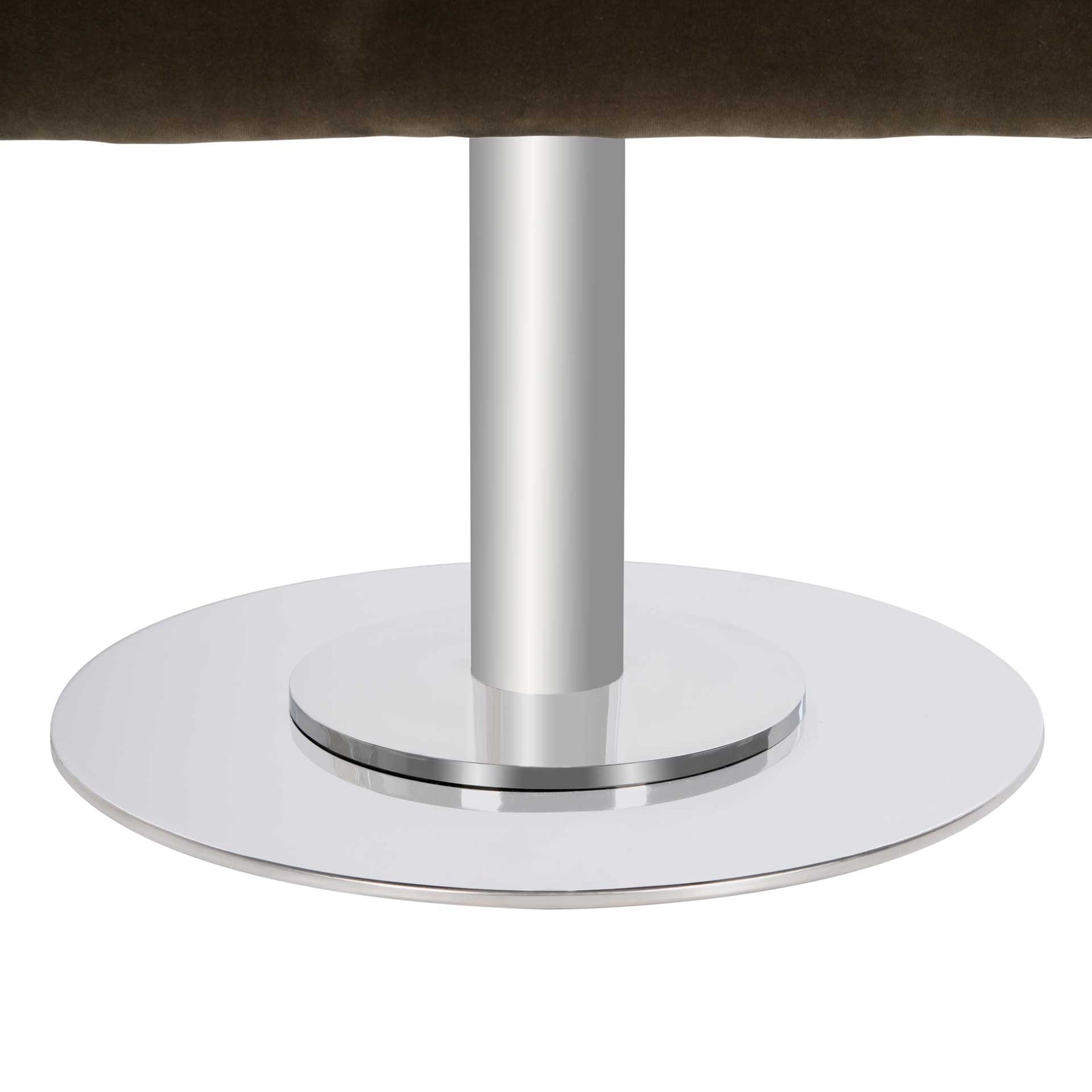 Mavra Velvet Swivel Tub Chair Giotto Dark Olive Green