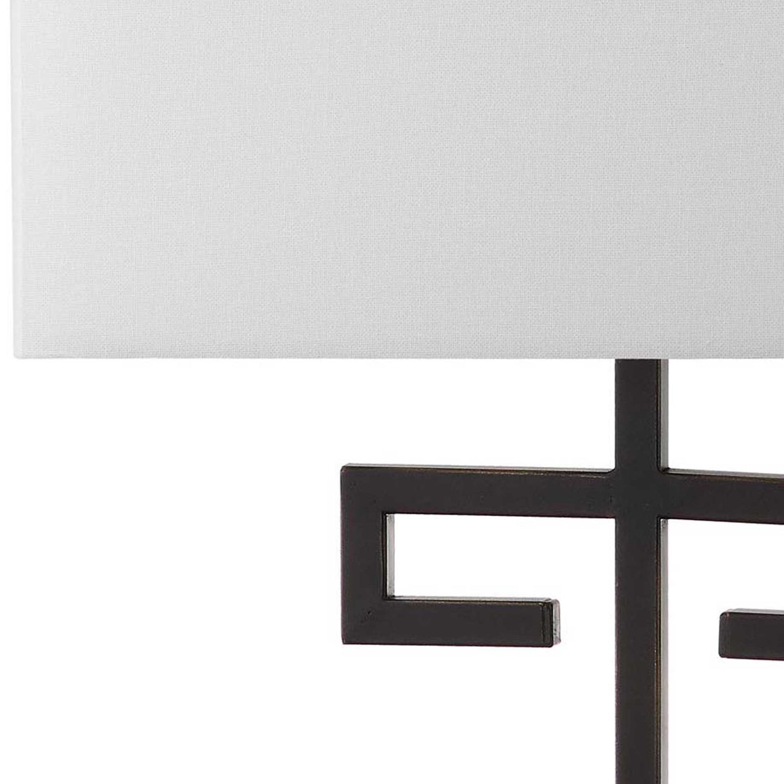 Greek Table Lamp Black (Set of 2)