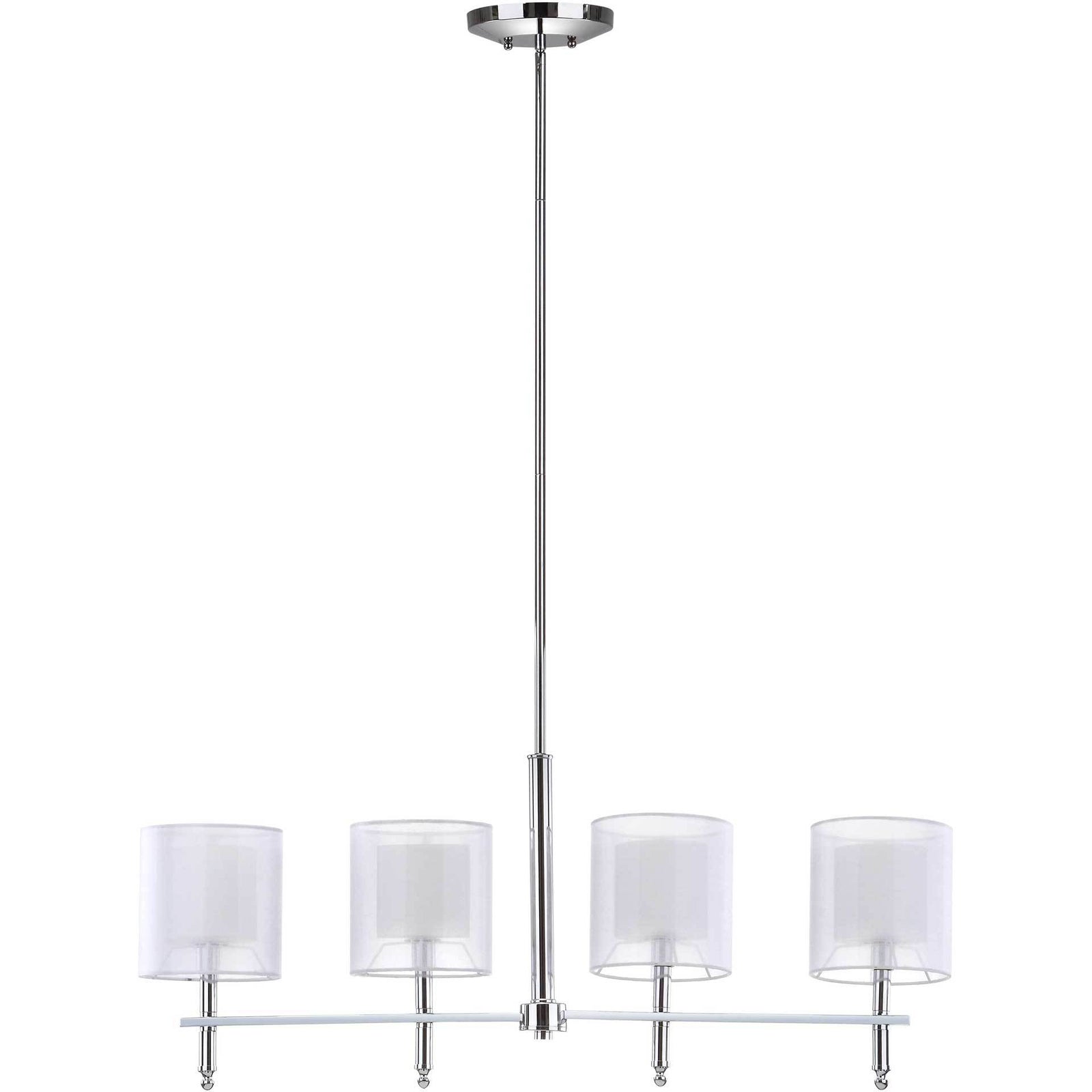 Aubrey Chrome Adjustable Island Pendant